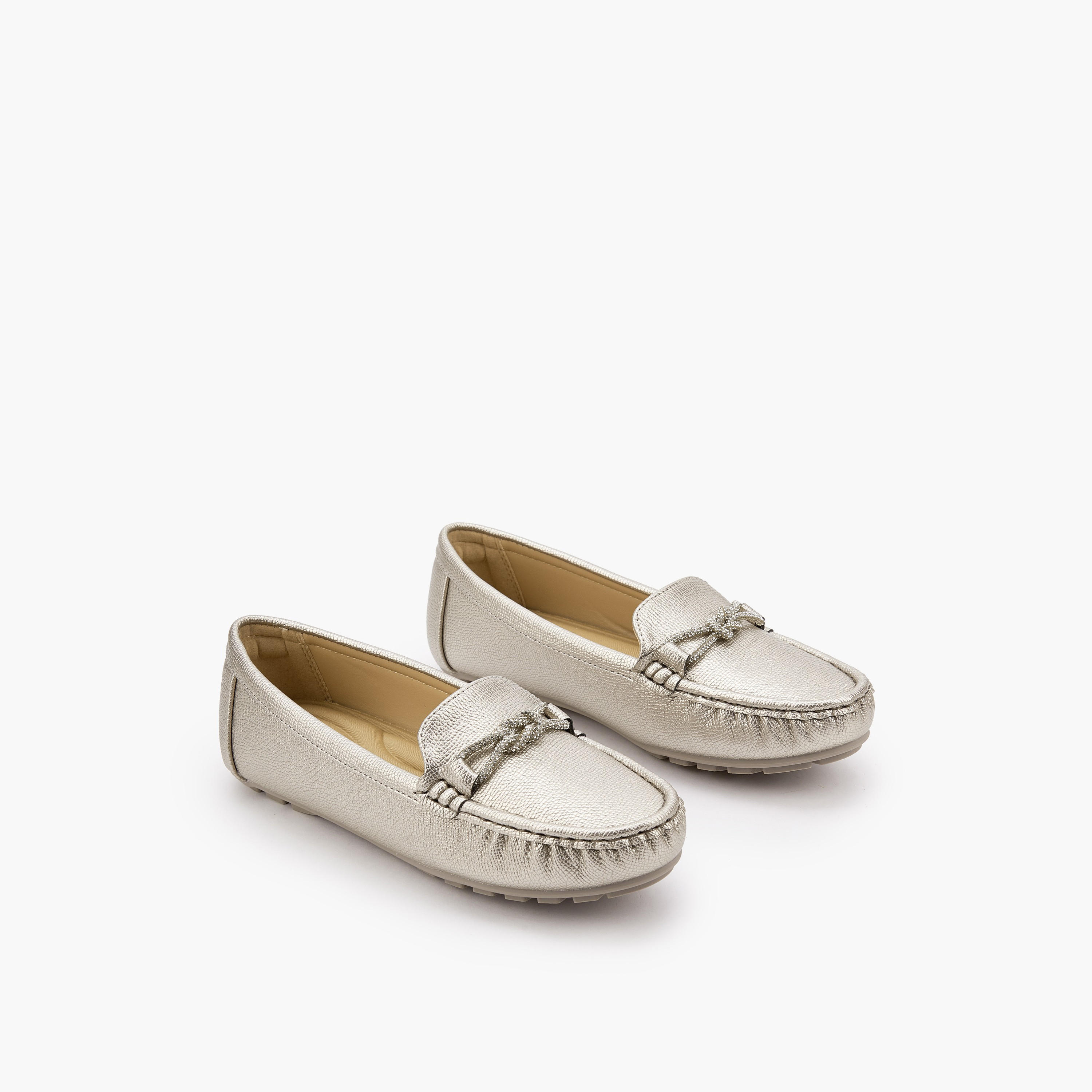 Le Confort Women Embellished Detail Loafers-women-shoes-flats-moccasins-image-1