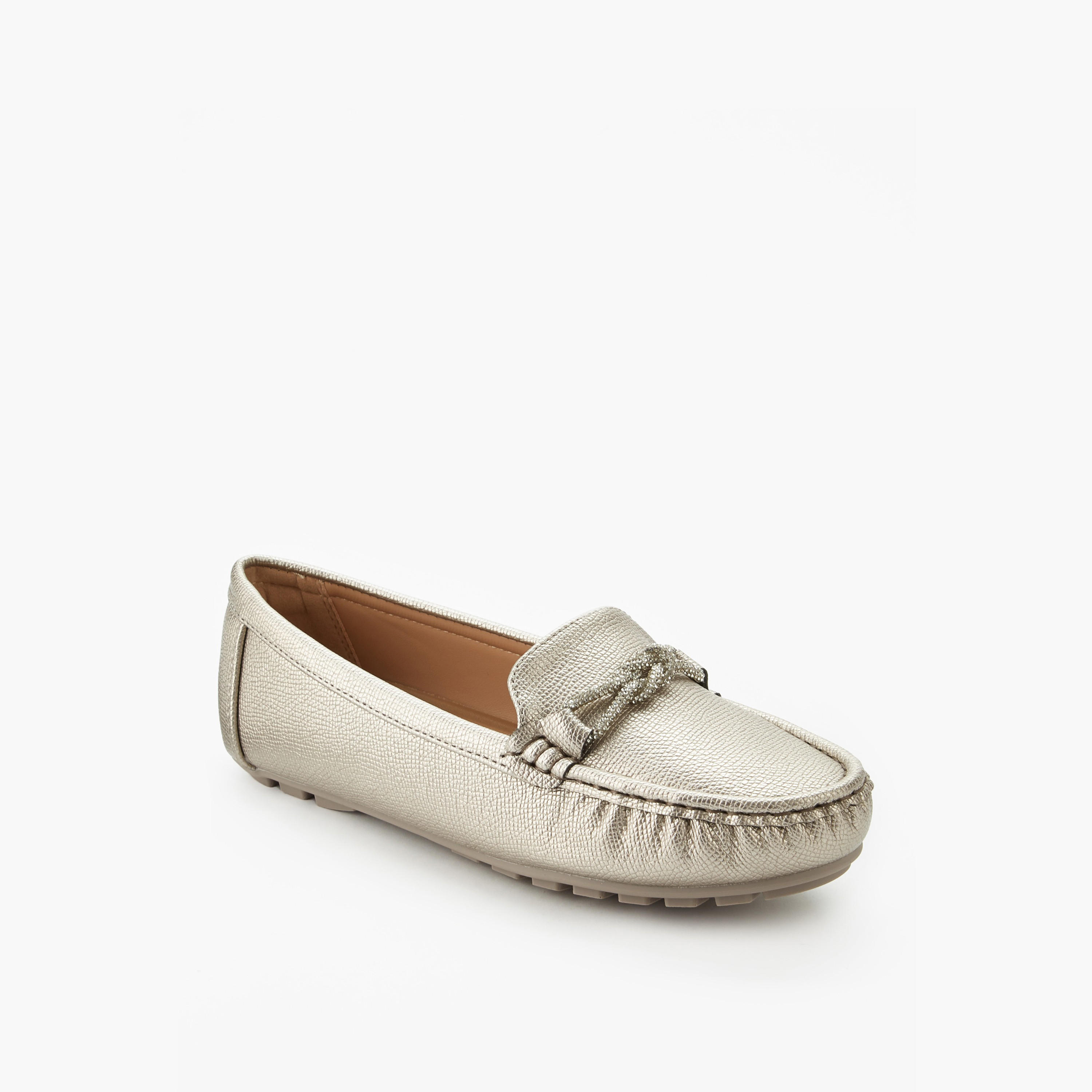 Le Confort Women Embellished Detail Loafers-women-shoes-flats-moccasins-image-2