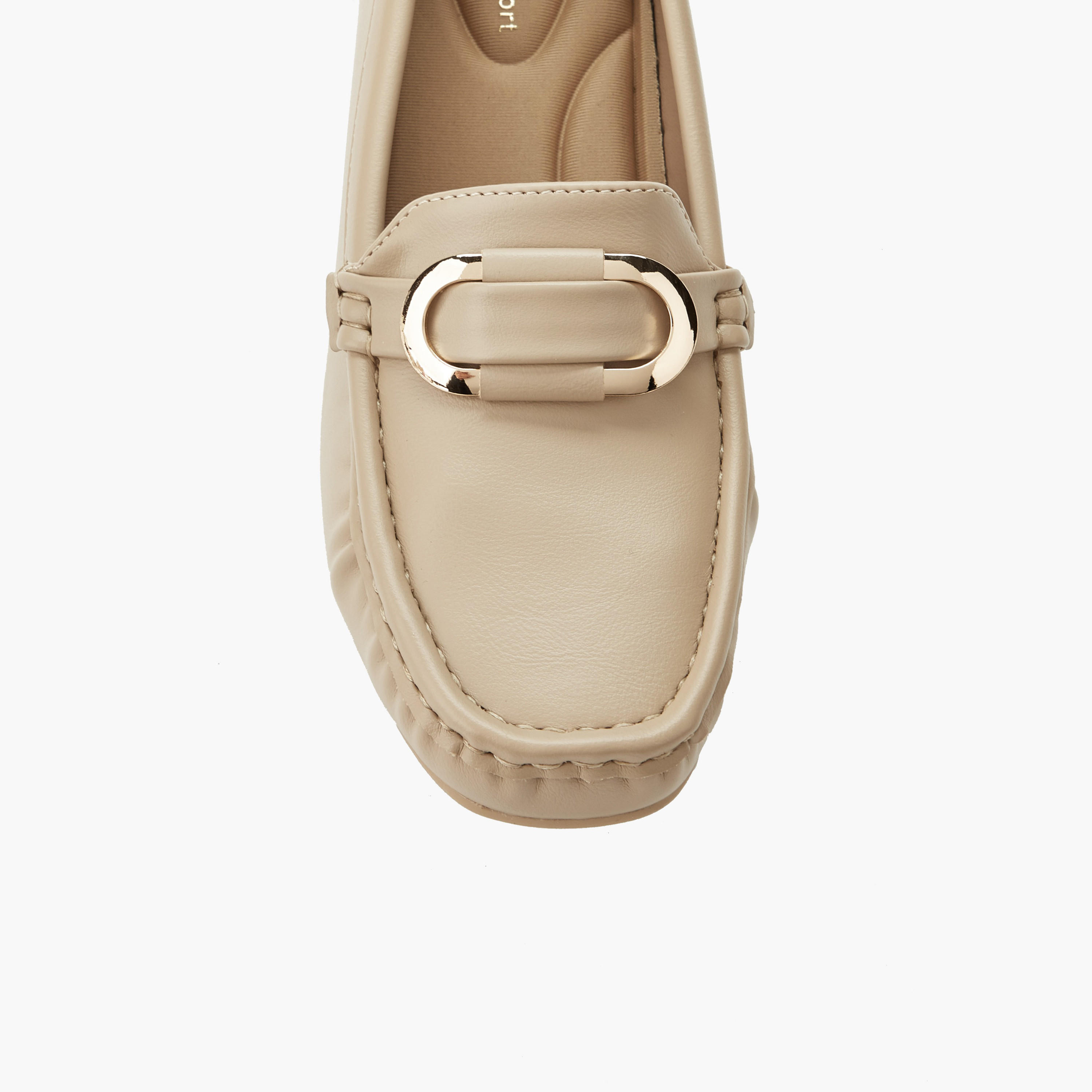 Le Confort Women Wedge Heel Loafers-women-shoes-sandals-heeled-image-5
