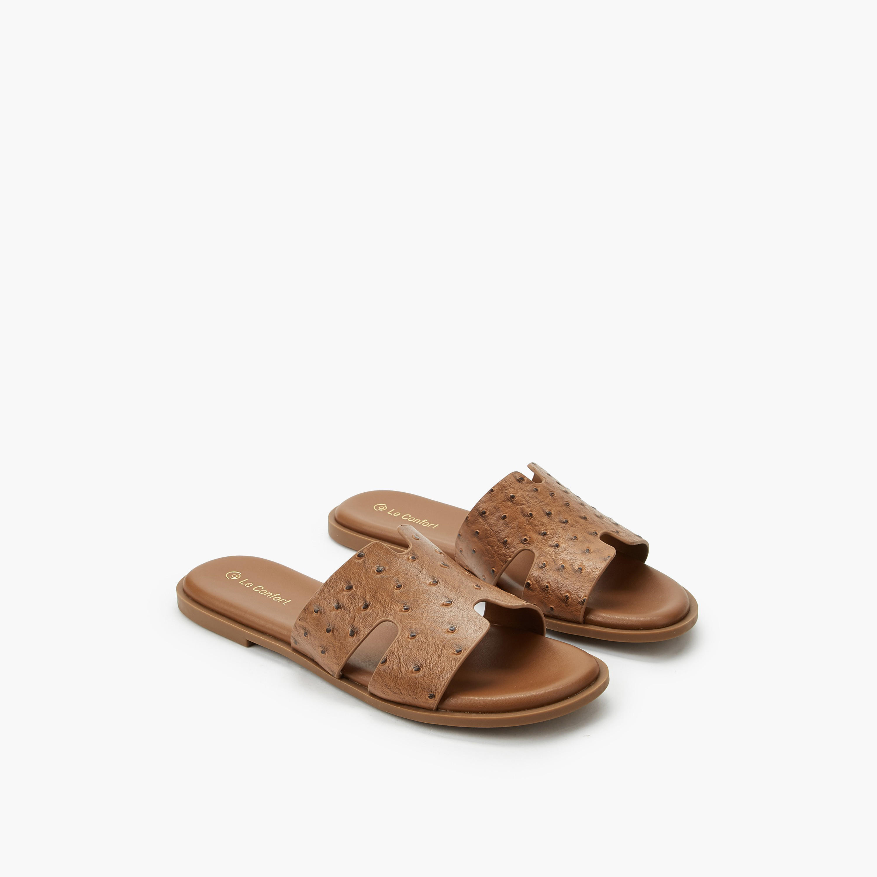 Le Confort Women Slip-On Sandals-women-shoes-flats-sandals-image-1