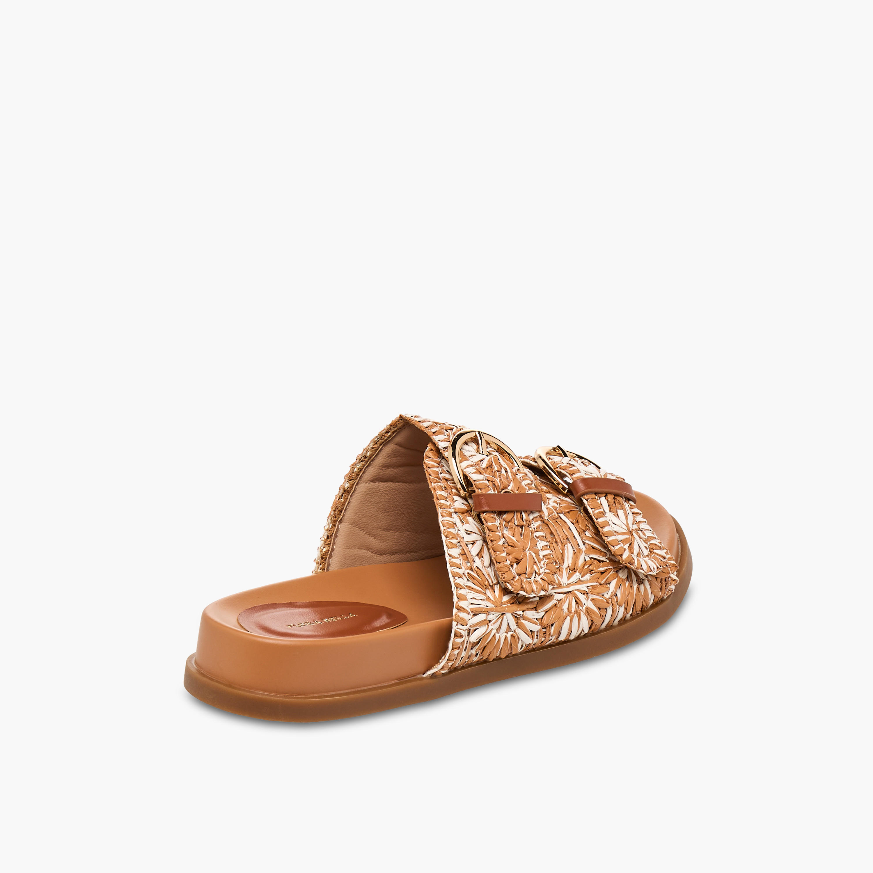 صندل سهل الارتداء بنمط منسوج بارز الملمس للنساء من فلورا بيلا-women-shoes-flats-sandals-image-5