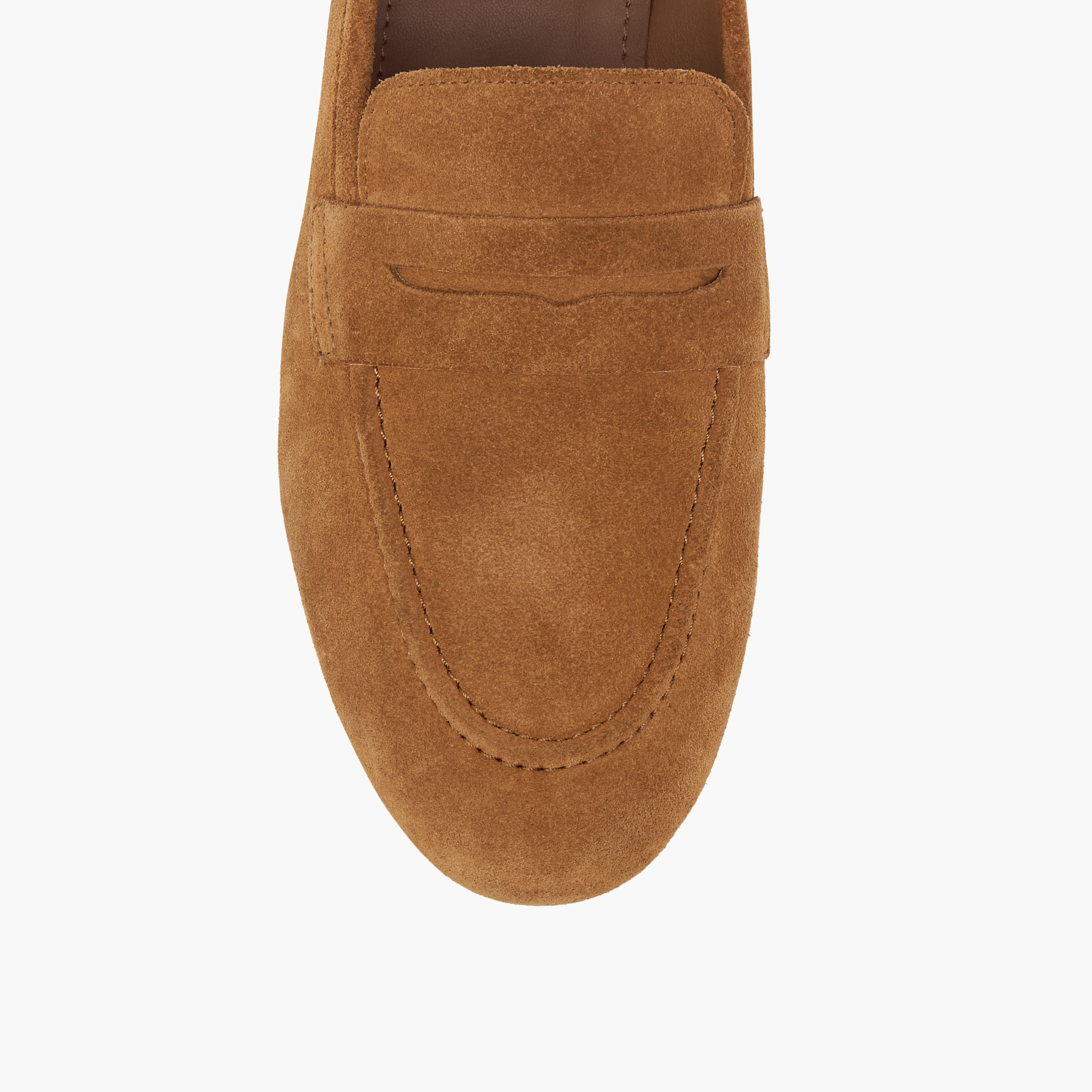 Paprika Textured Slip-On Loafers with Cut-Out Detail-women-shoes-flats-loafers-image-5