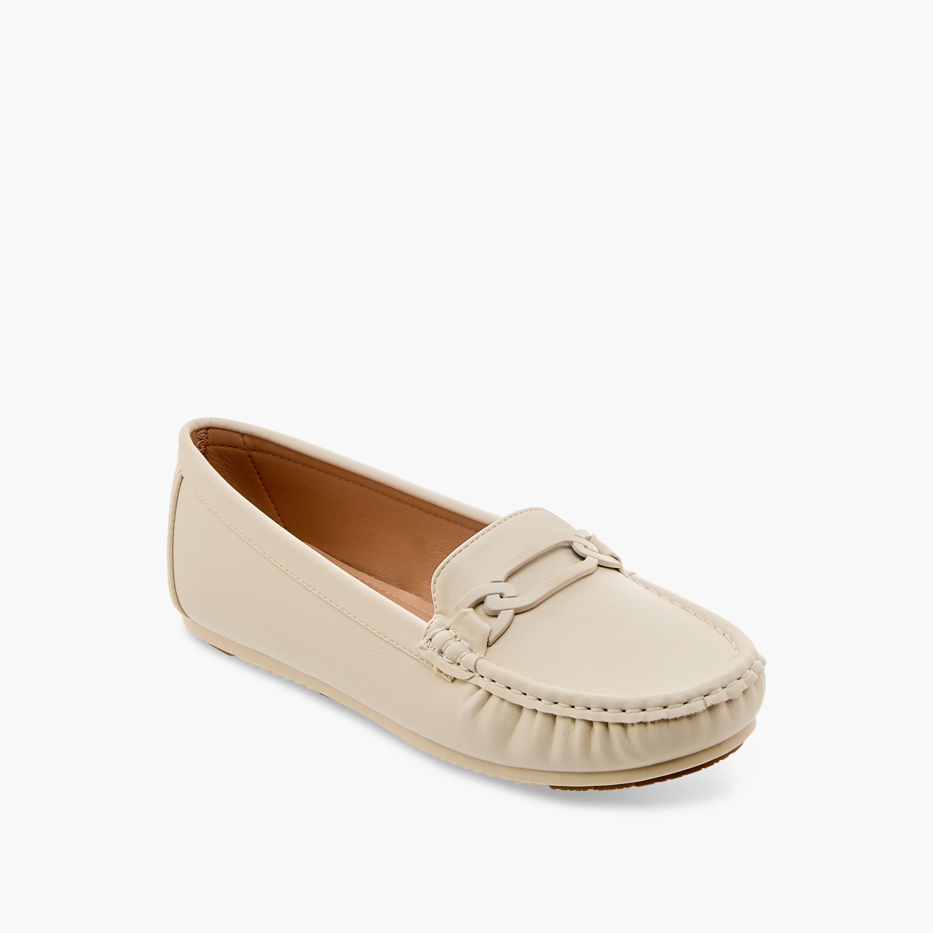 Le Confort Metal Accent Slip-On Loafers-women-shoes-flats-loafers-image-2