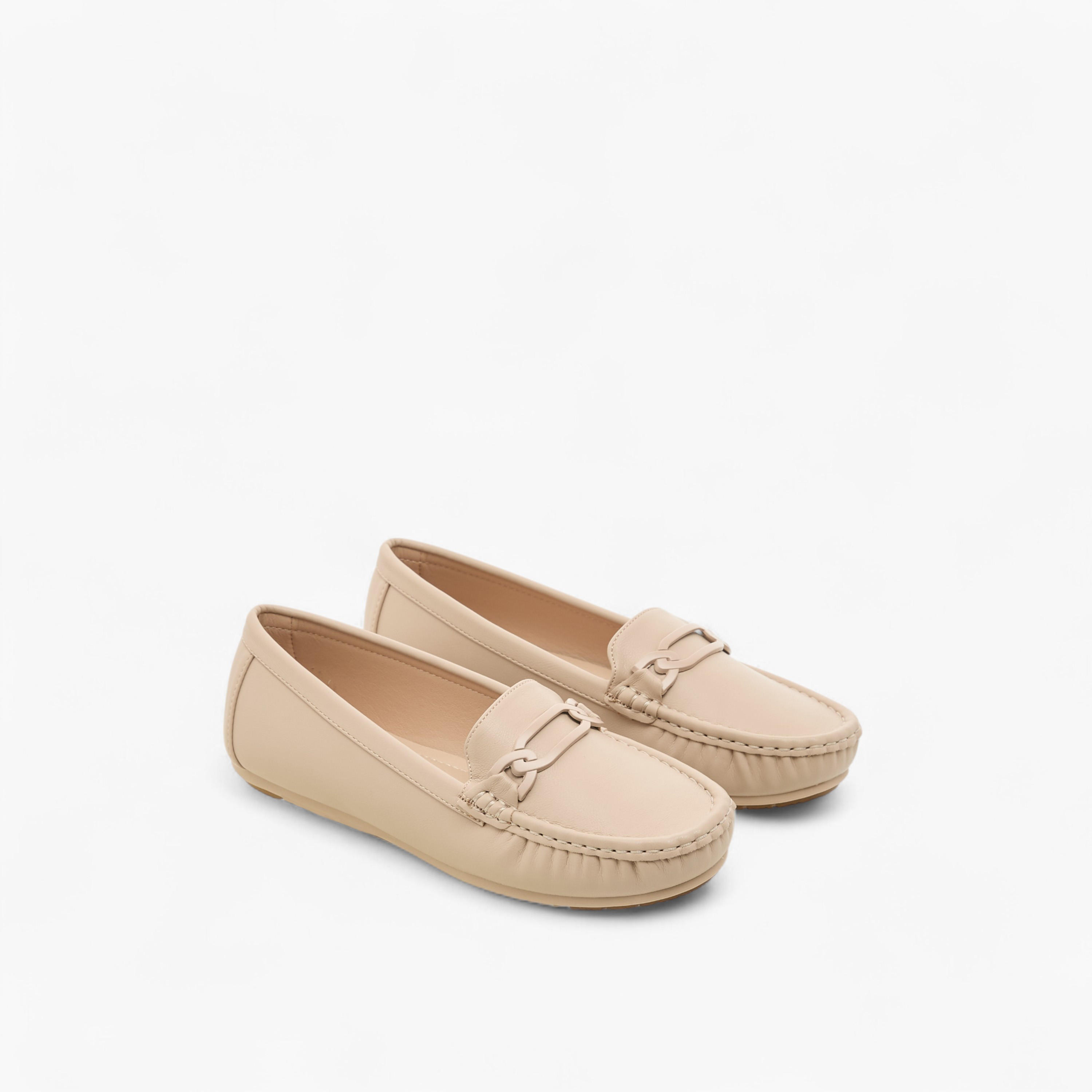 Le Confort Metal Accent Slip-On Loafers-women-shoes-flats-loafers-image-1