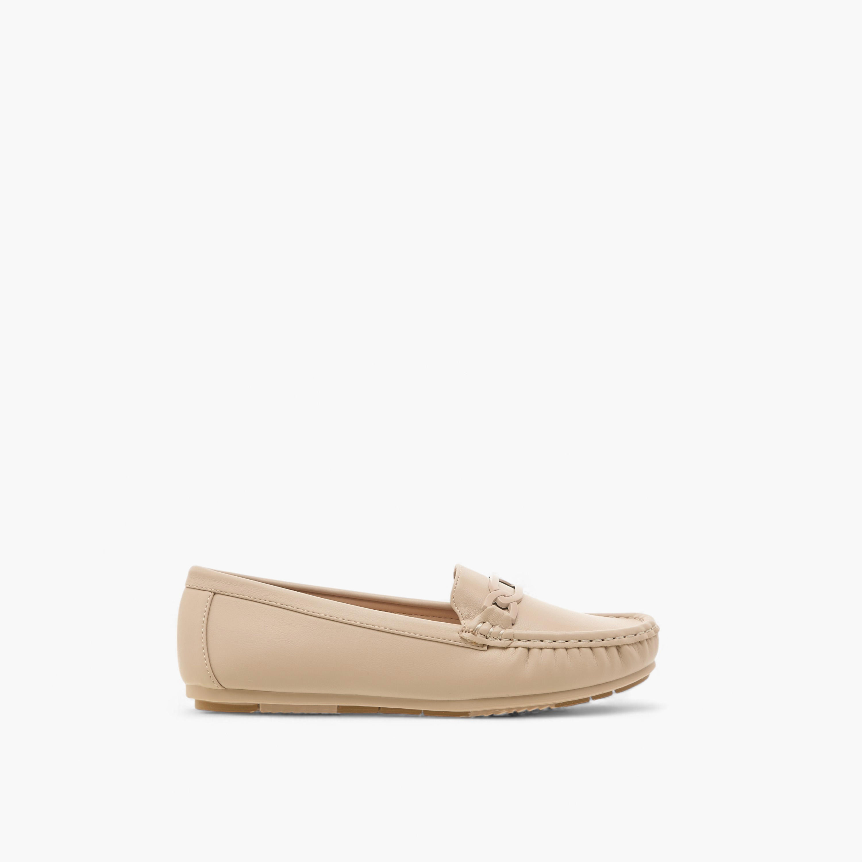 Le Confort Metal Accent Slip-On Loafers-women-shoes-flats-loafers-image-3
