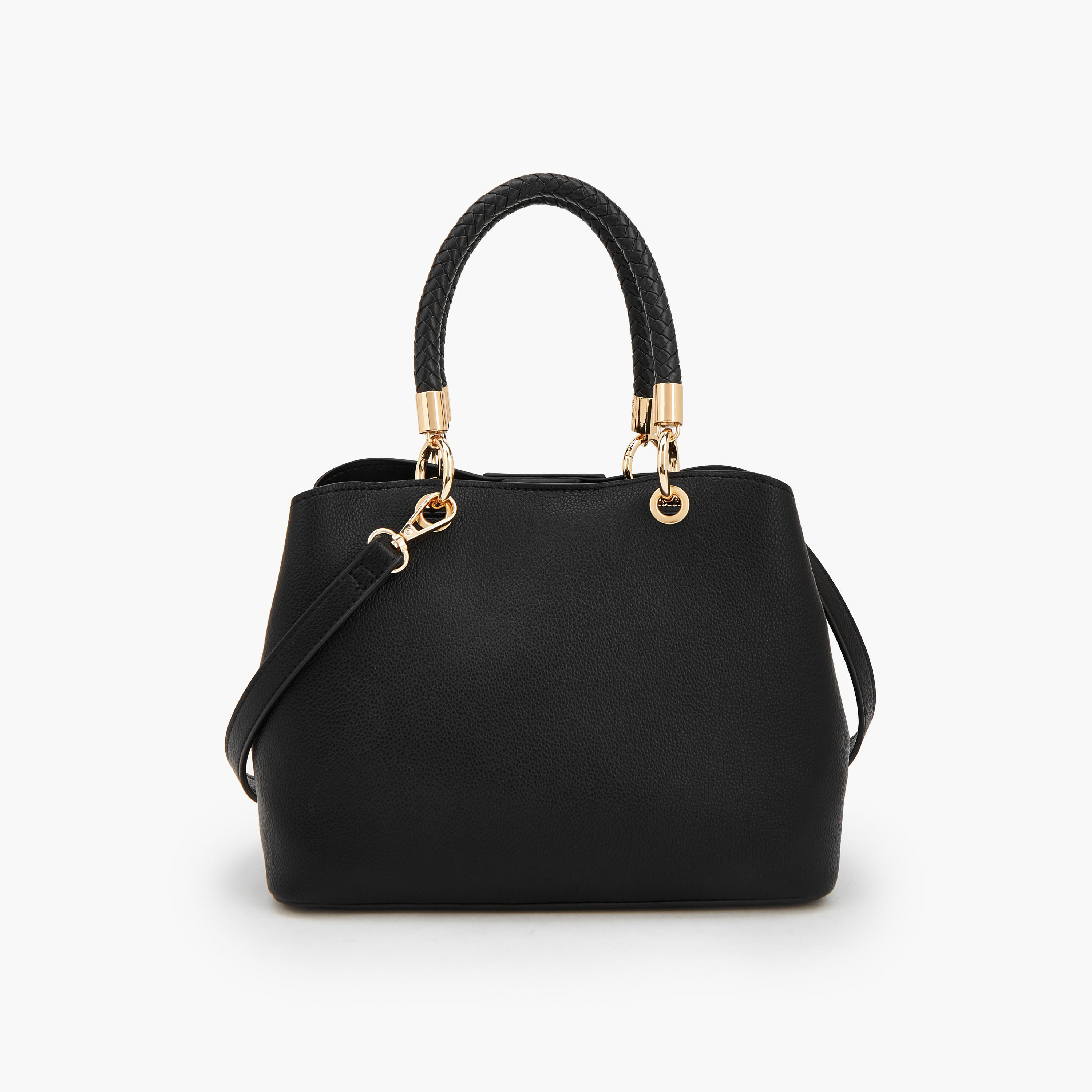 شنطة ساتشيل بارزة الملمس بحزام قابل للفصل من فلورا بيلا-women-bagsandwallets-handbags-image-5