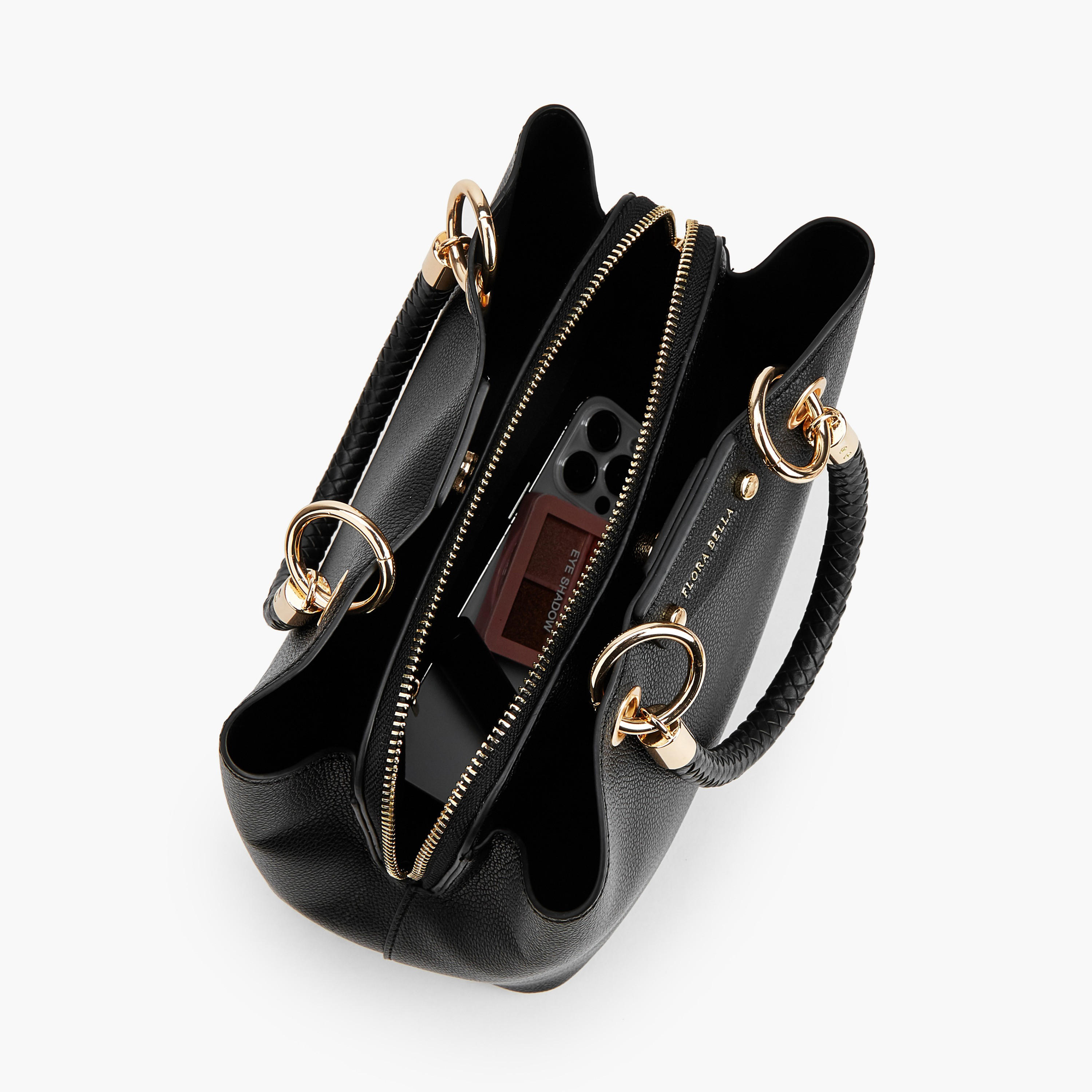 شنطة ساتشيل بارزة الملمس بحزام قابل للفصل من فلورا بيلا-women-bagsandwallets-handbags-image-7
