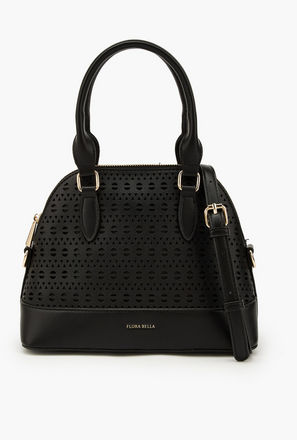 شنطة ساتشيل بنقوش ليزر وحزام قابل للفصل من فلورا بيلا-women-bagsandwallets-handbags-image-1