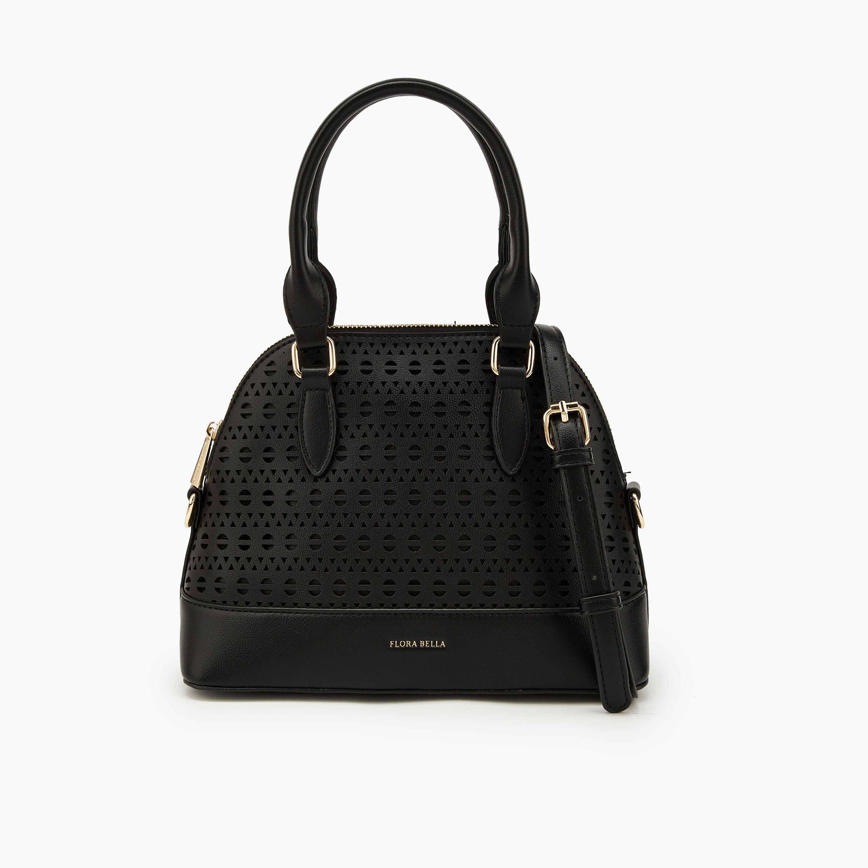 شنطة ساتشيل بنقوش ليزر وحزام قابل للفصل من فلورا بيلا-women-bagsandwallets-handbags-image-1