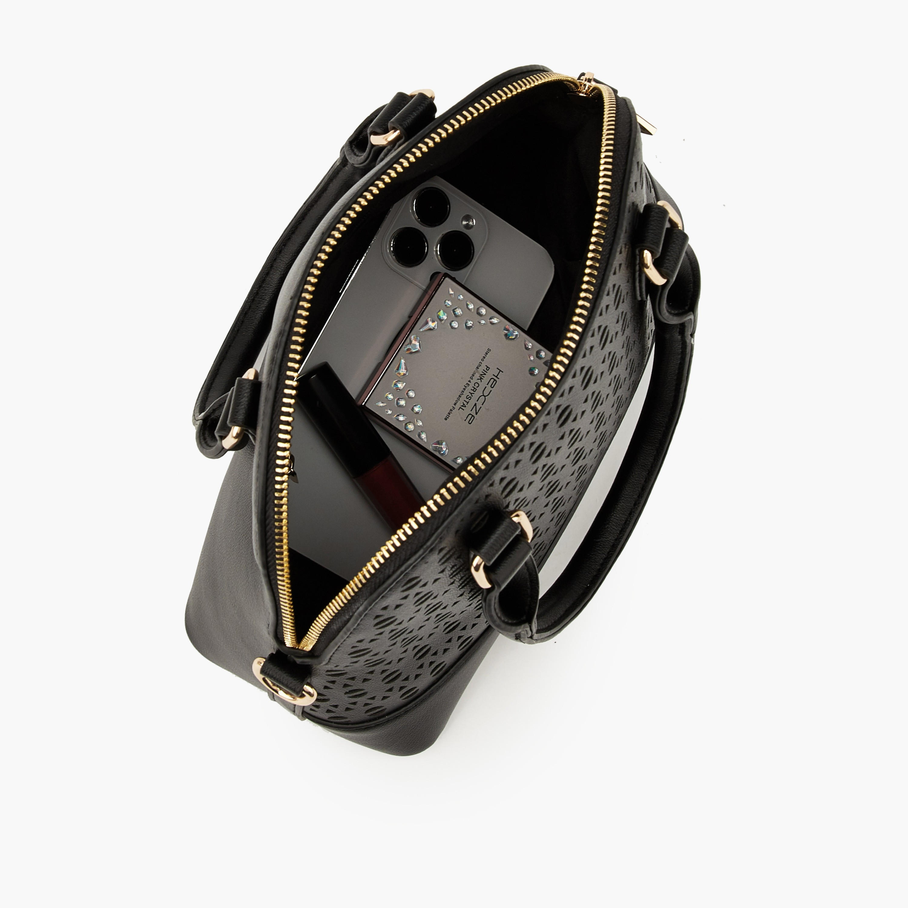 شنطة ساتشيل بنقوش ليزر وحزام قابل للفصل من فلورا بيلا-women-bagsandwallets-handbags-image-7