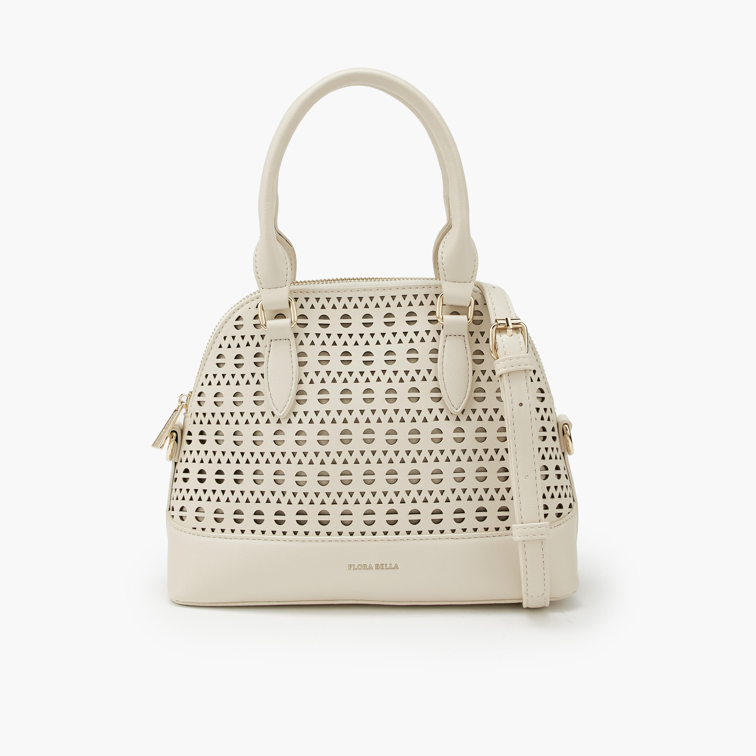 شنطة ساتشيل بنقوش ليزر وحزام قابل للفصل من فلورا بيلا-women-bagsandwallets-handbags-image-8