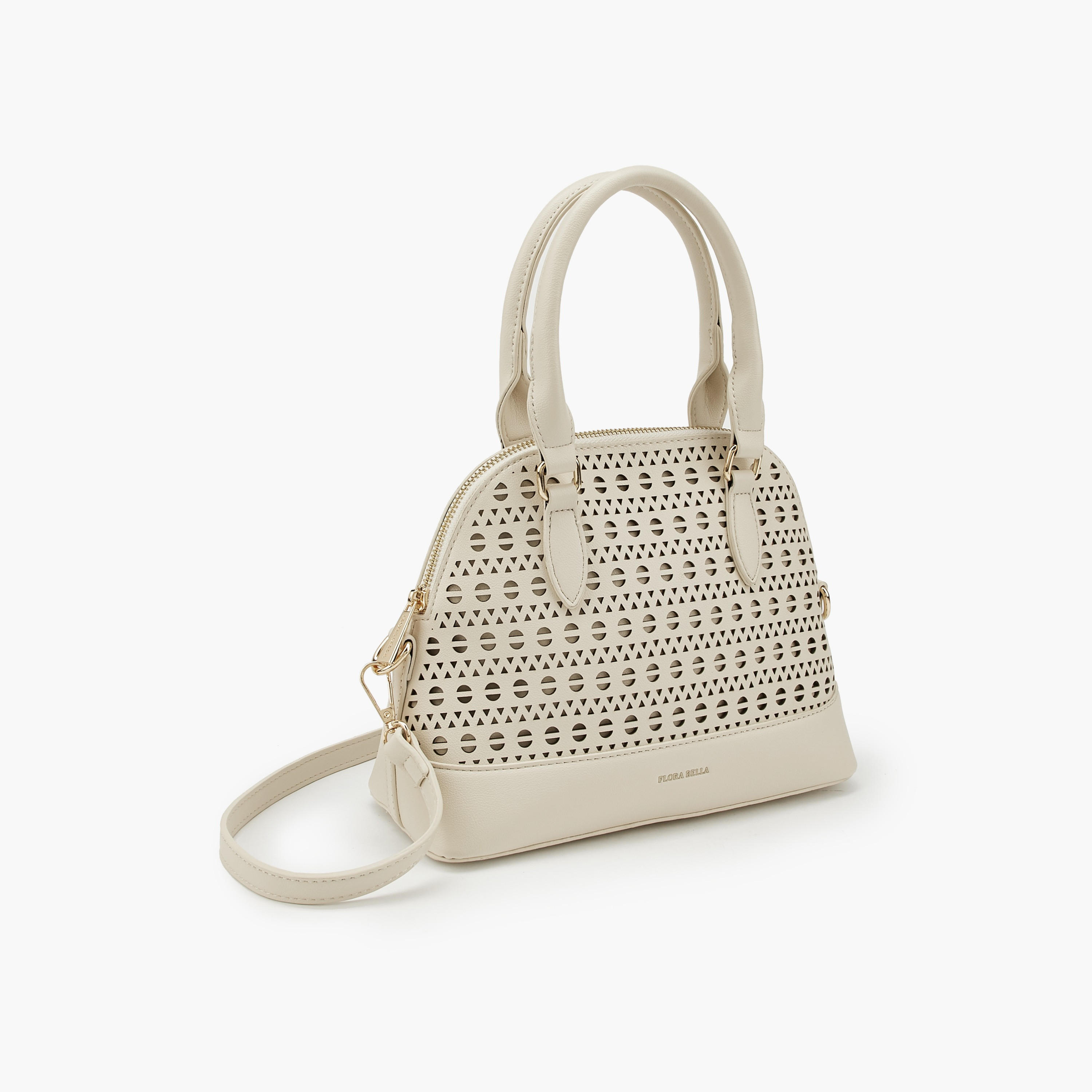 شنطة ساتشيل بنقوش ليزر وحزام قابل للفصل من فلورا بيلا-women-bagsandwallets-handbags-image-9