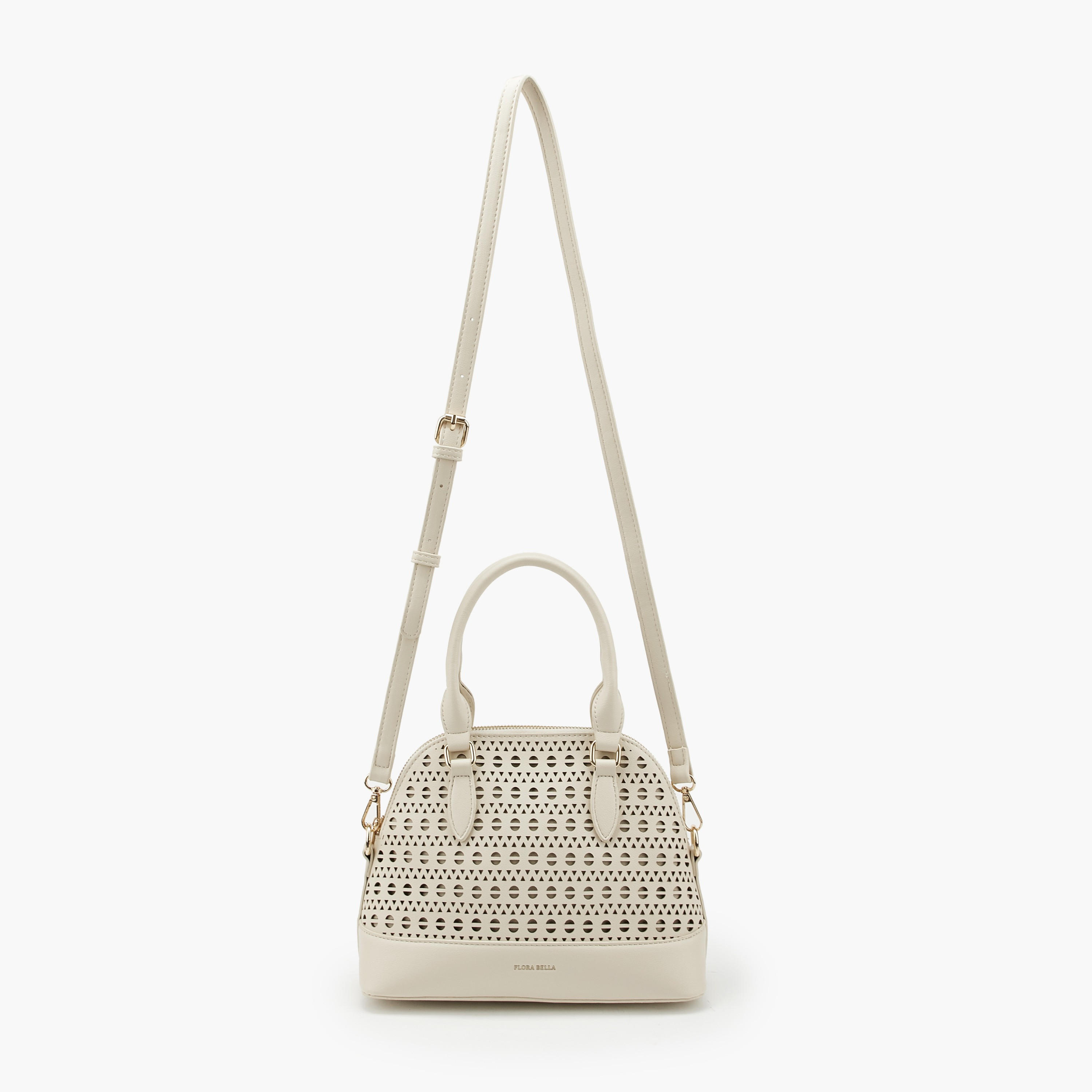 شنطة ساتشيل بنقوش ليزر وحزام قابل للفصل من فلورا بيلا-women-bagsandwallets-handbags-image-13