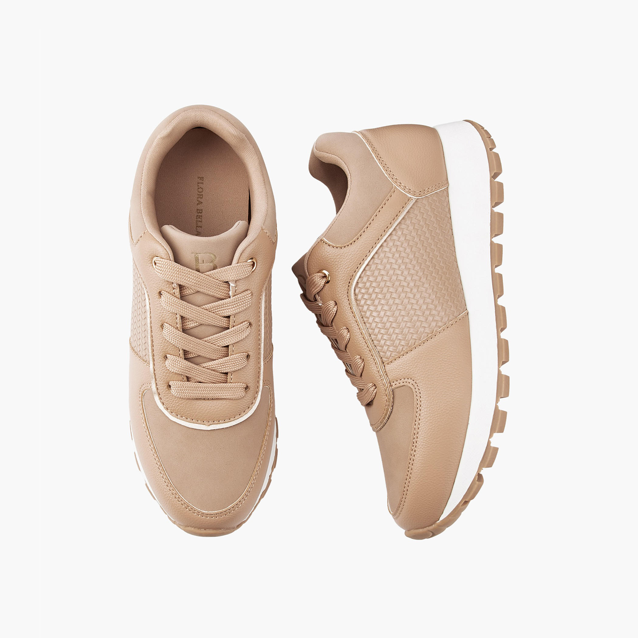 Flora Bella Panelled Lace-Up Sneakers-women-shoes-sneakers-image-1