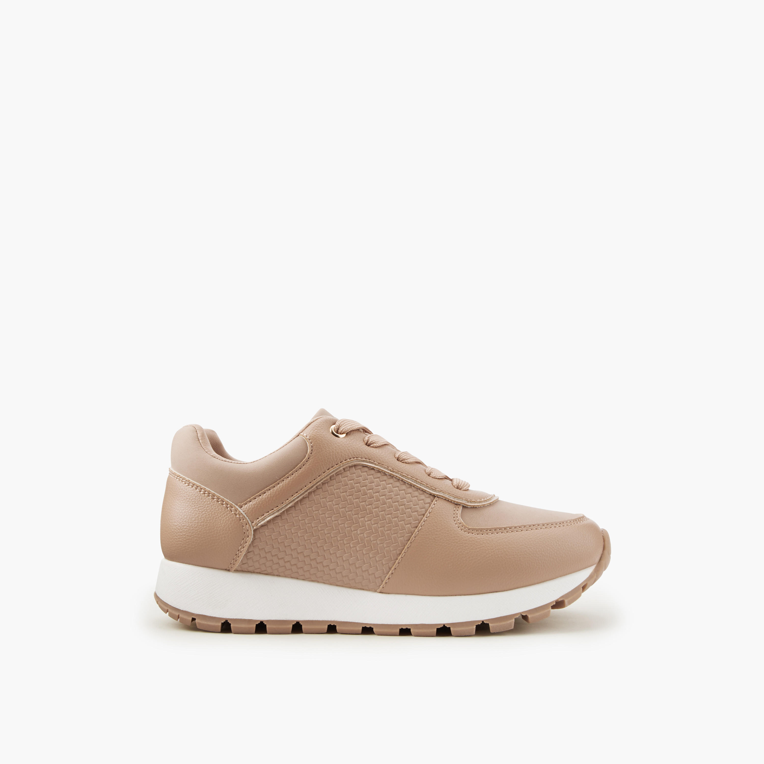 Flora Bella Panelled Lace-Up Sneakers-women-shoes-sneakers-image-2