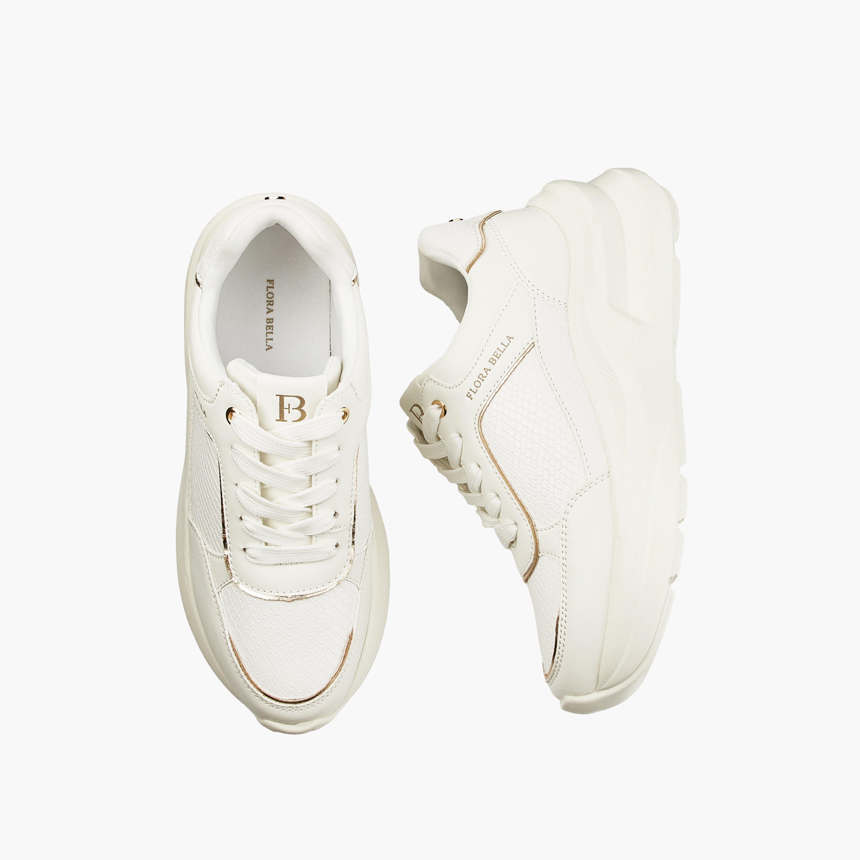 Flora Bella Textured Lace-Up Sneakers-women-shoes-sneakers-image-1