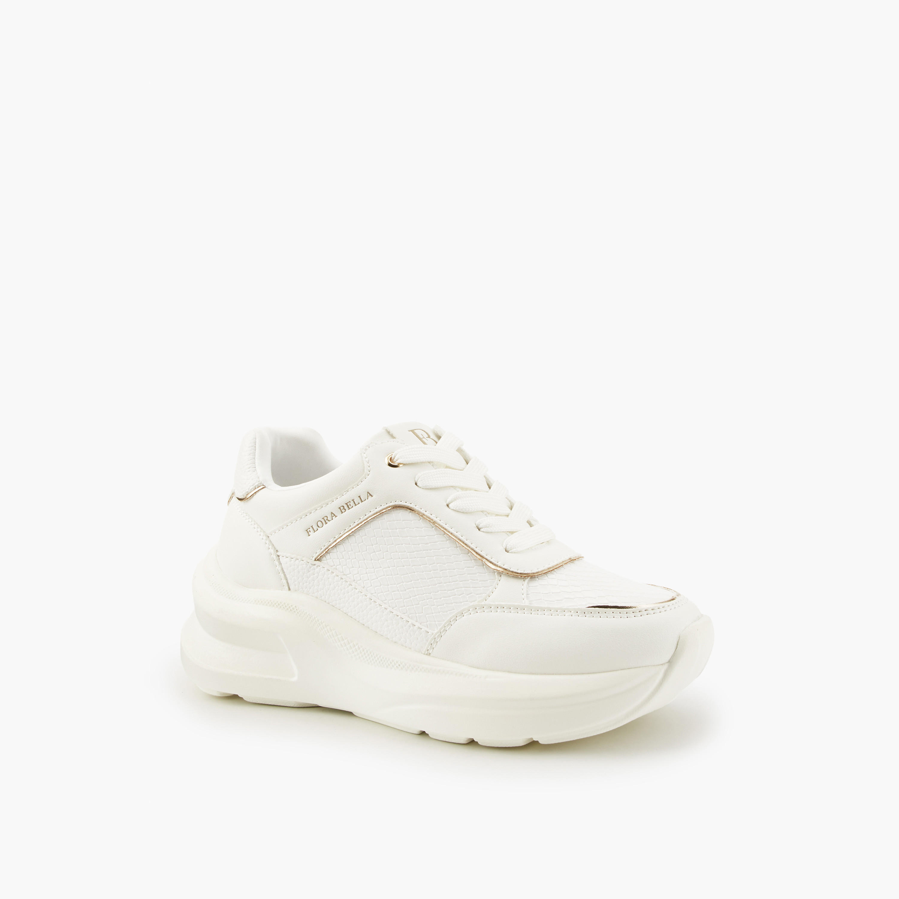 Flora Bella Textured Lace-Up Sneakers-women-shoes-sneakers-image-3