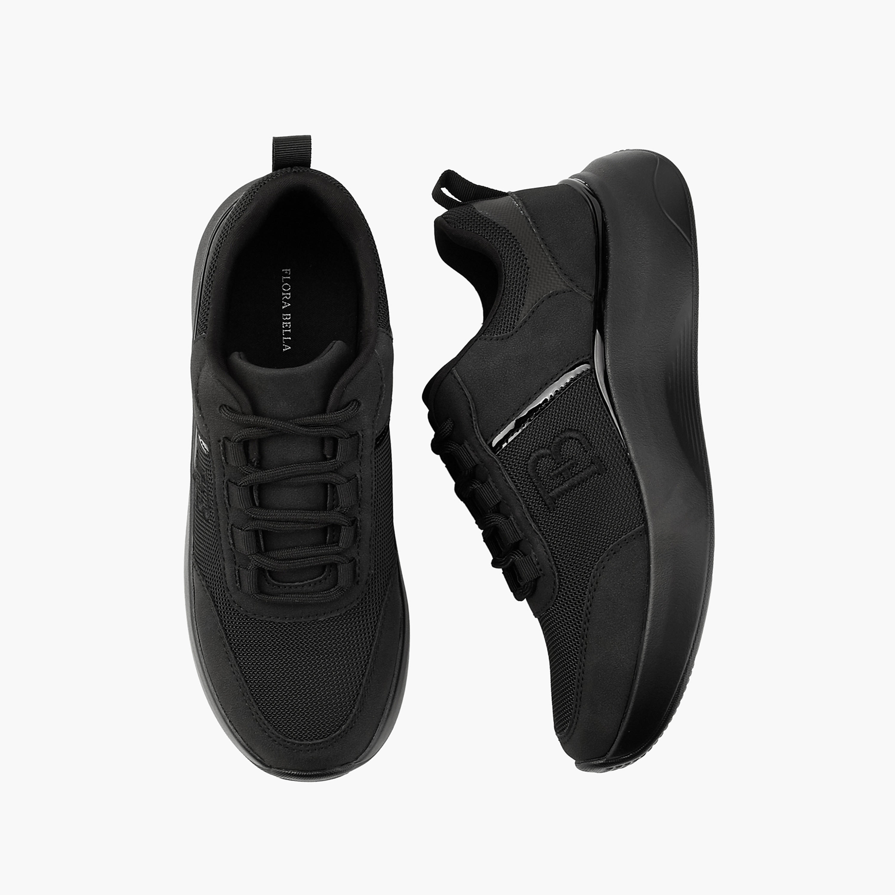 Flora Bella Panelled Lace-Up Sneakers-women-shoes-sneakers-image-1