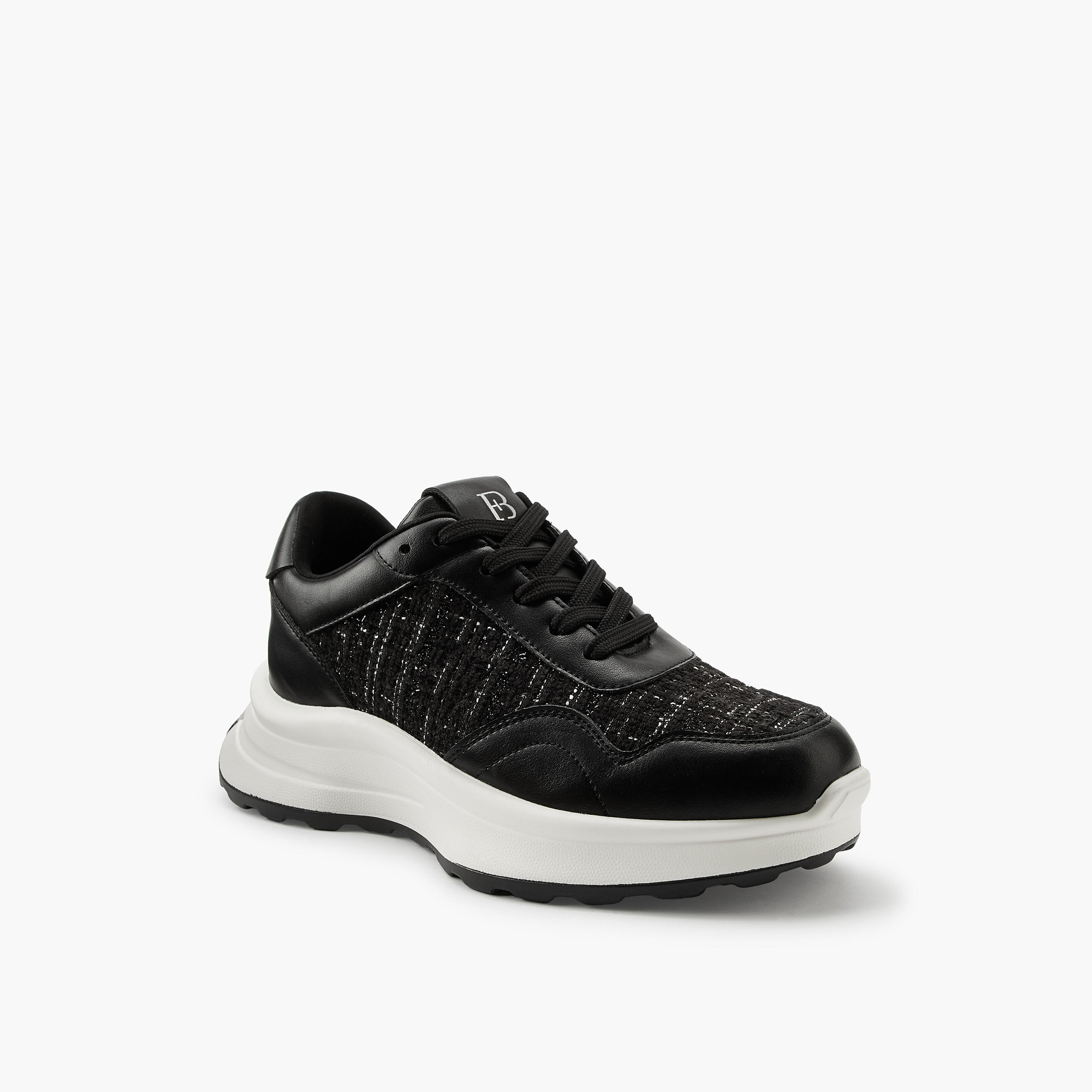 Flora Bella Panelled Lace-Up Sneakers-women-shoes-sneakers-image-3