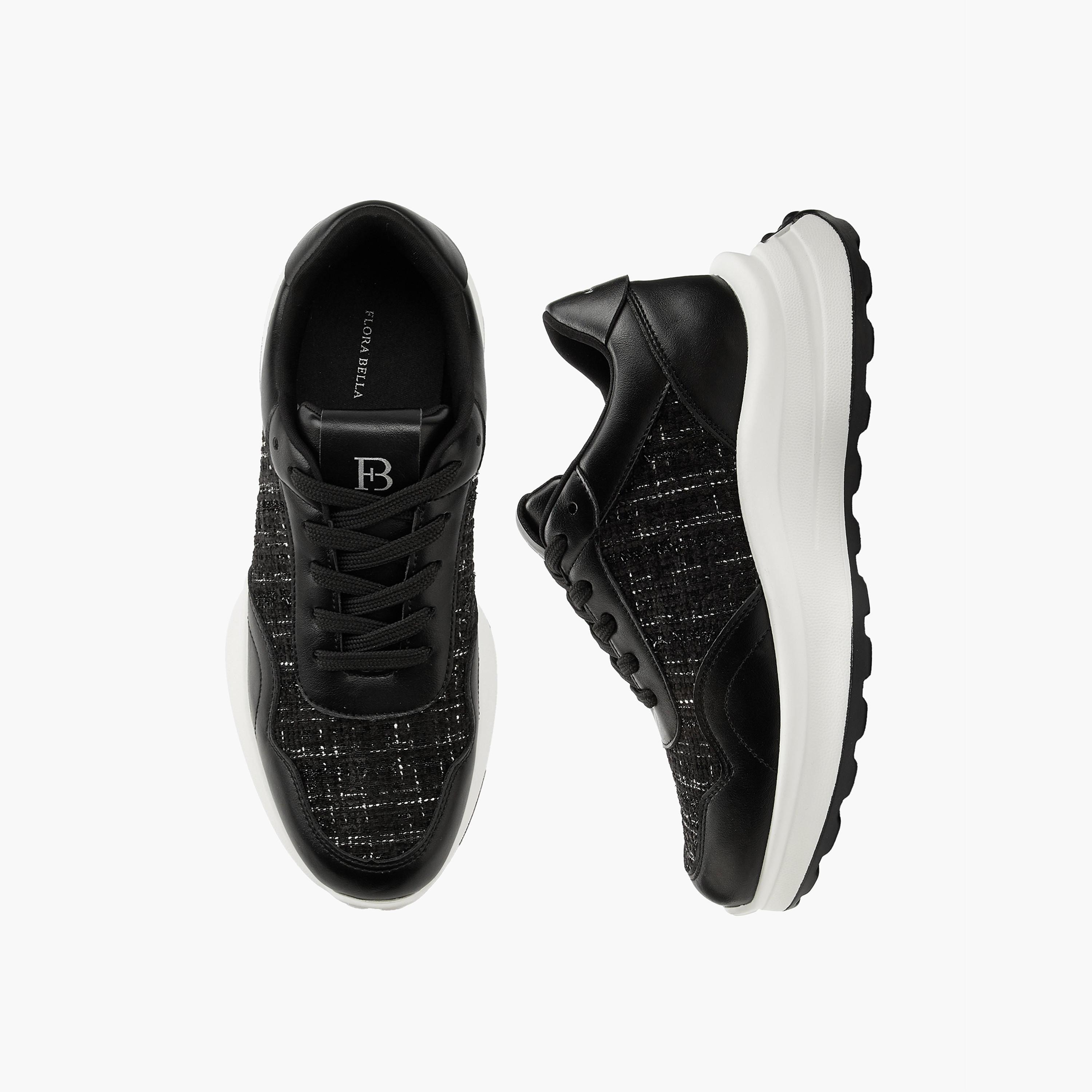 Flora Bella Panelled Lace-Up Sneakers-women-shoes-sneakers-image-1