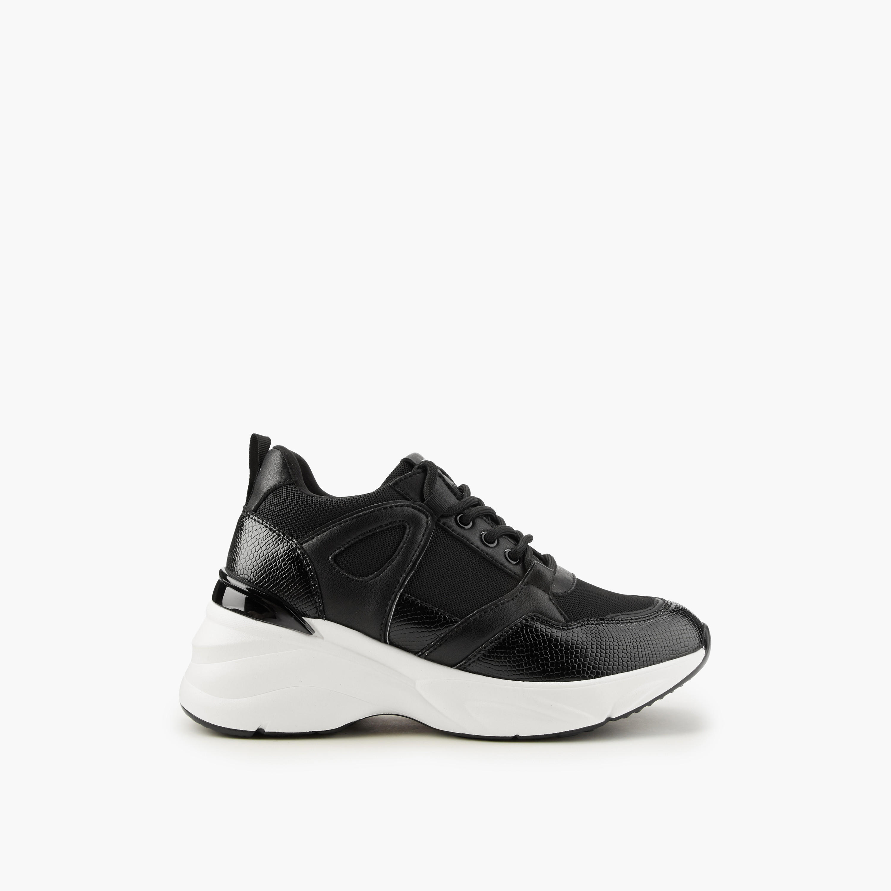 Flora Bella Panelled Lace-Up Sneakers-women-shoes-sneakers-image-3