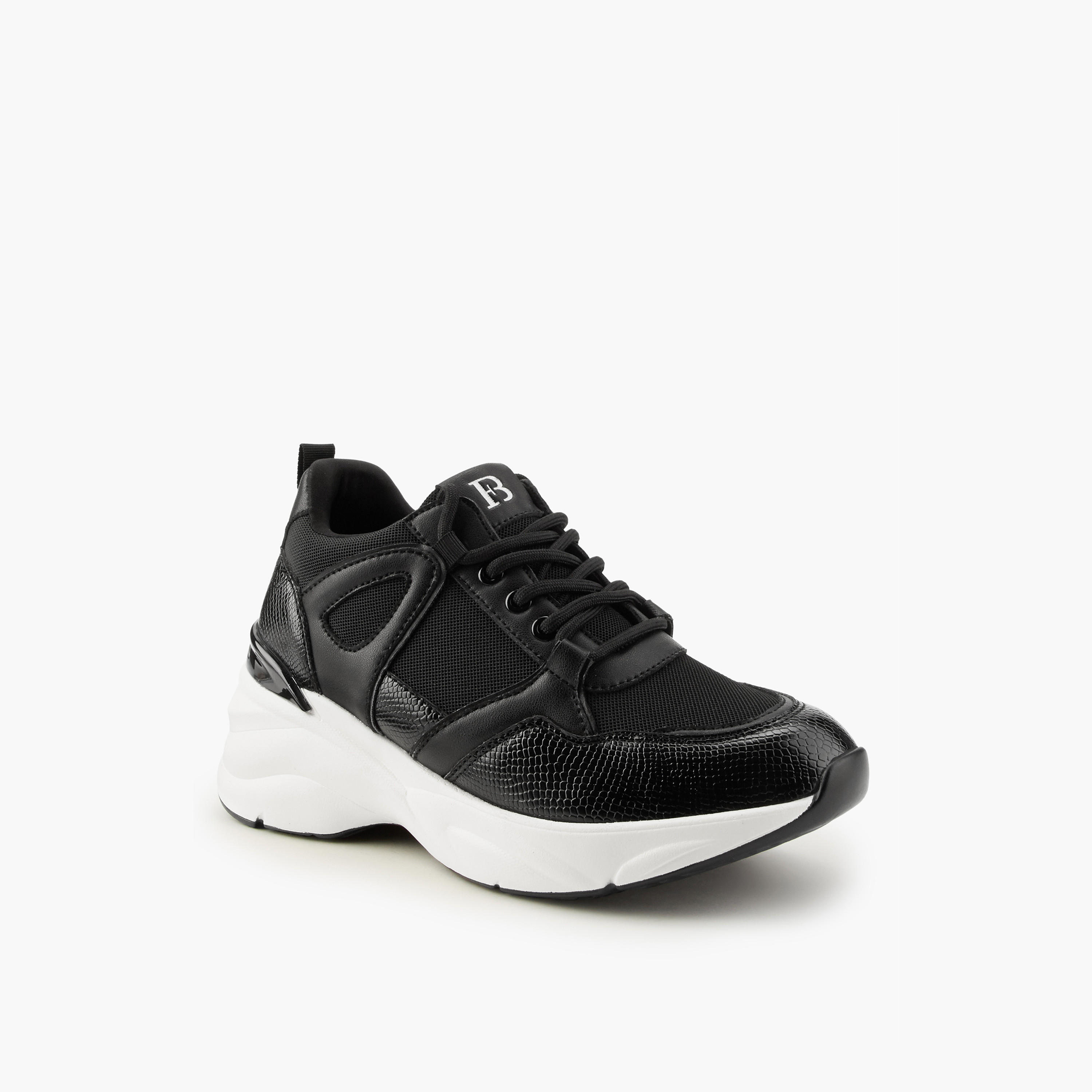Flora Bella Panelled Lace-Up Sneakers-women-shoes-sneakers-image-2