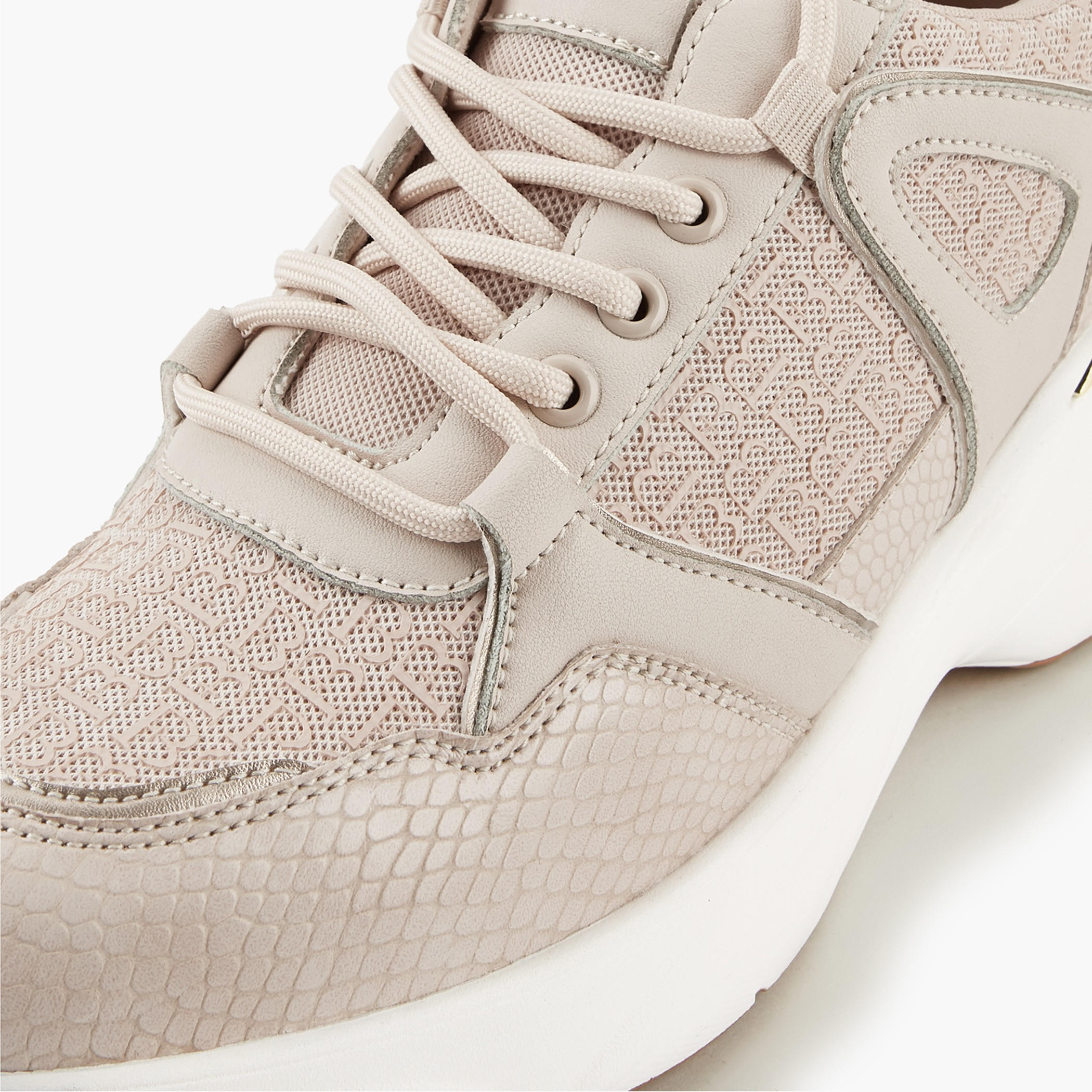 Flora Bella Panelled Lace-Up Sneakers with Pull Tab-women-shoes-sneakers-image-4