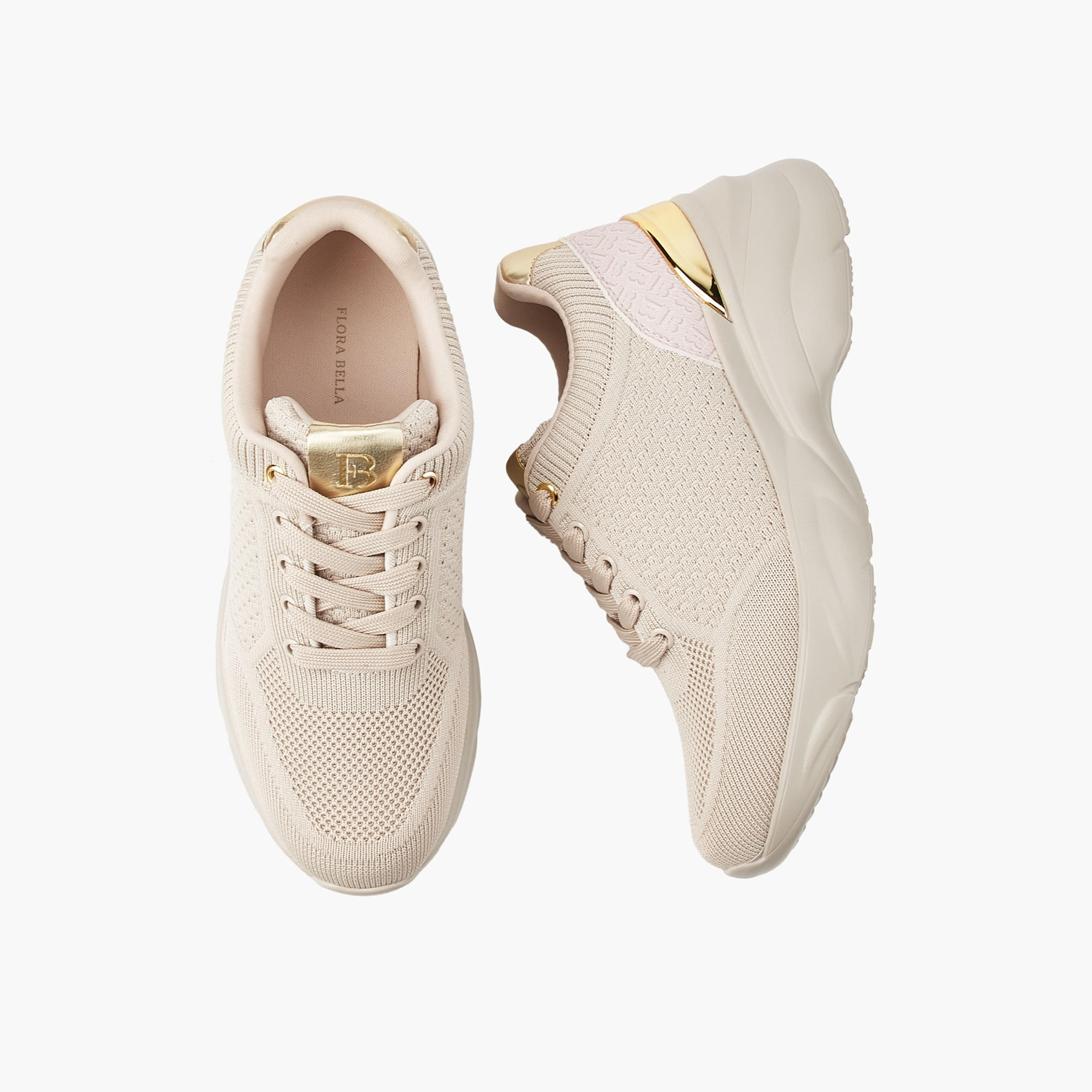 Flora Bella Monogram Print Lace-Up Sneakers-women-shoes-sneakers-image-1