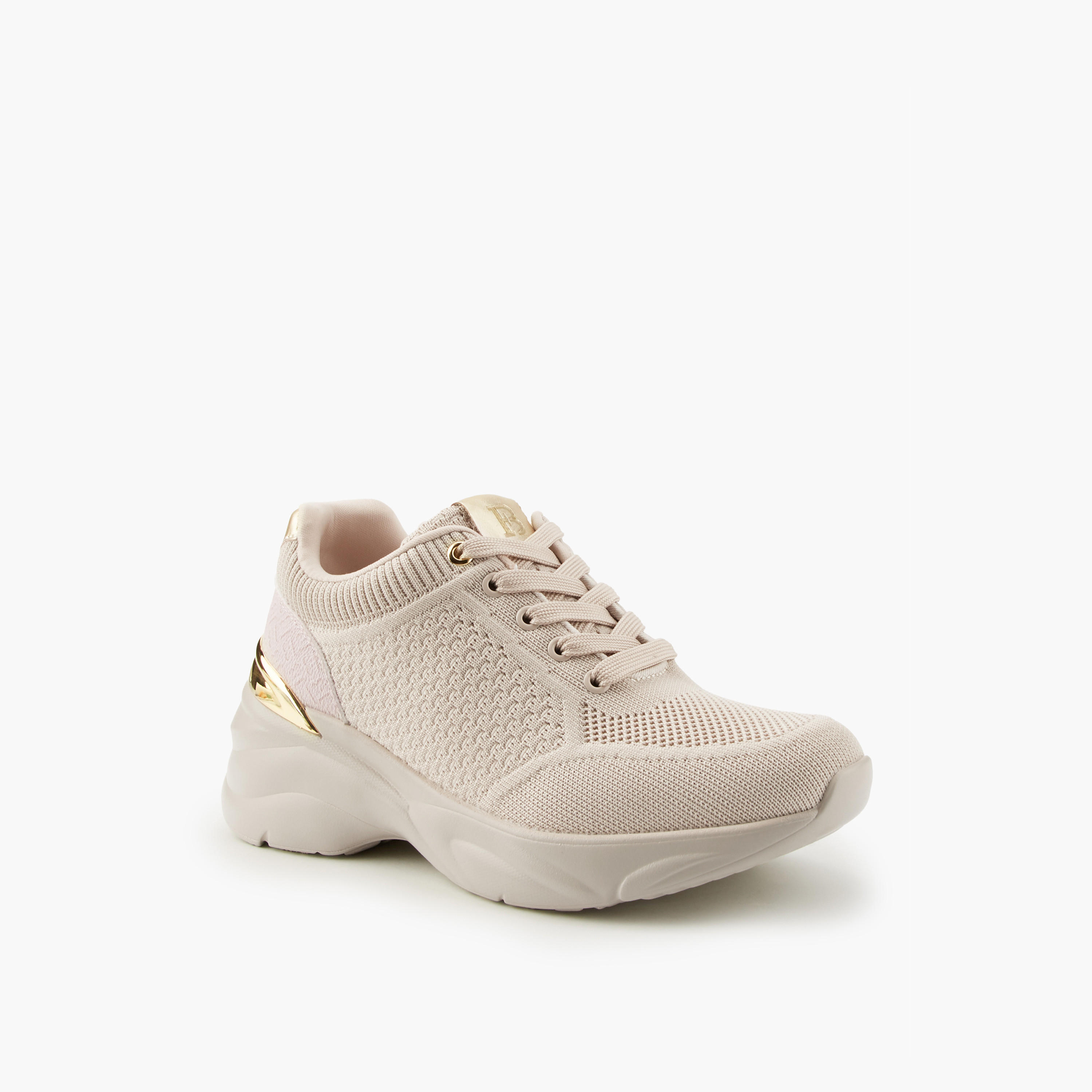 Flora Bella Monogram Print Lace-Up Sneakers-women-shoes-sneakers-image-2