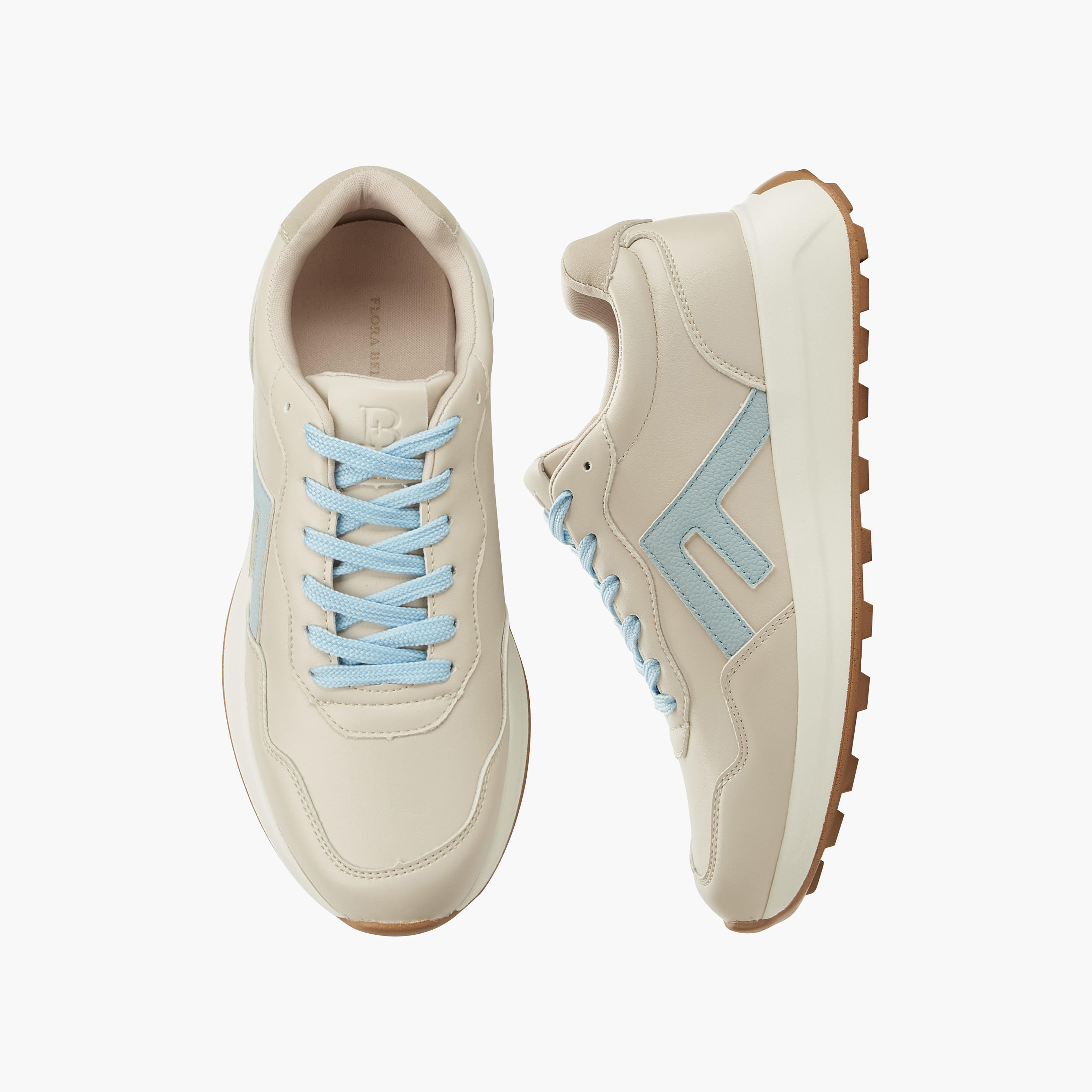 حذاء سنيكرز بطول الكاحل ورباط إغلاق للنساء من فلورا بيلا-women-shoes-sneakers-image-1