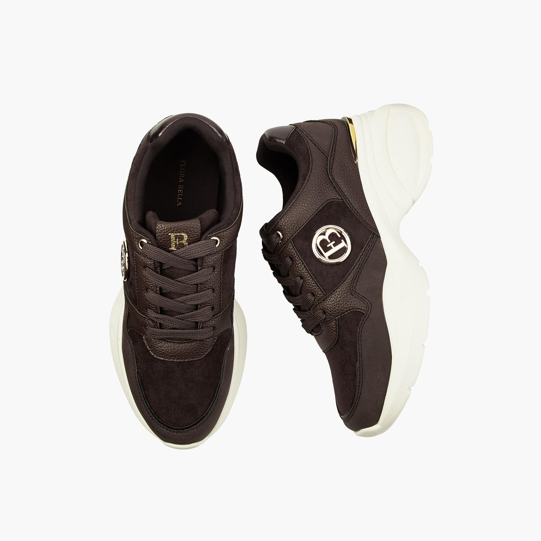 Flora Bella Panelled Lace-Up Sneakers-women-shoes-sneakers-image-1