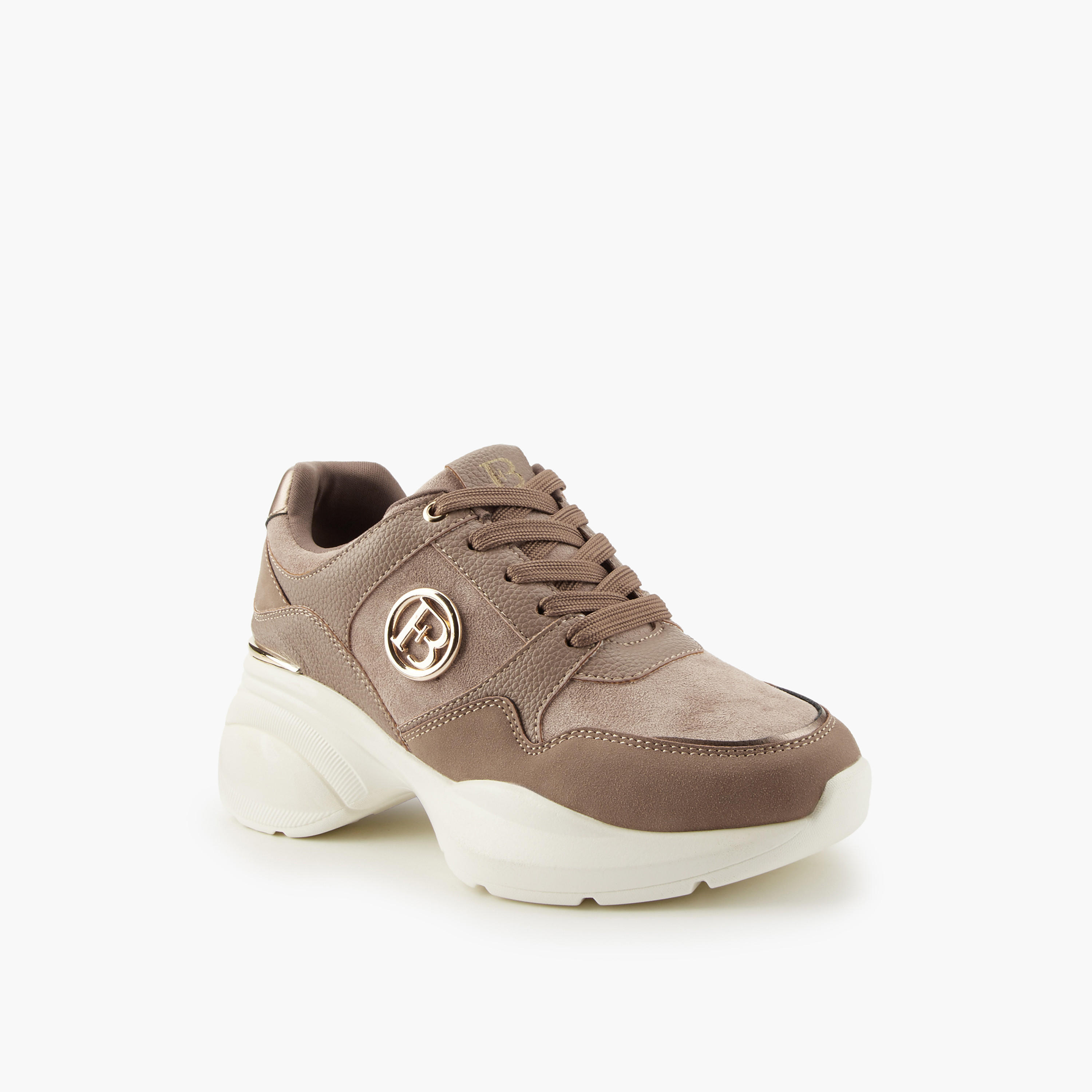 Flora Bella Panelled Lace-Up Sneakers-women-shoes-sneakers-image-3