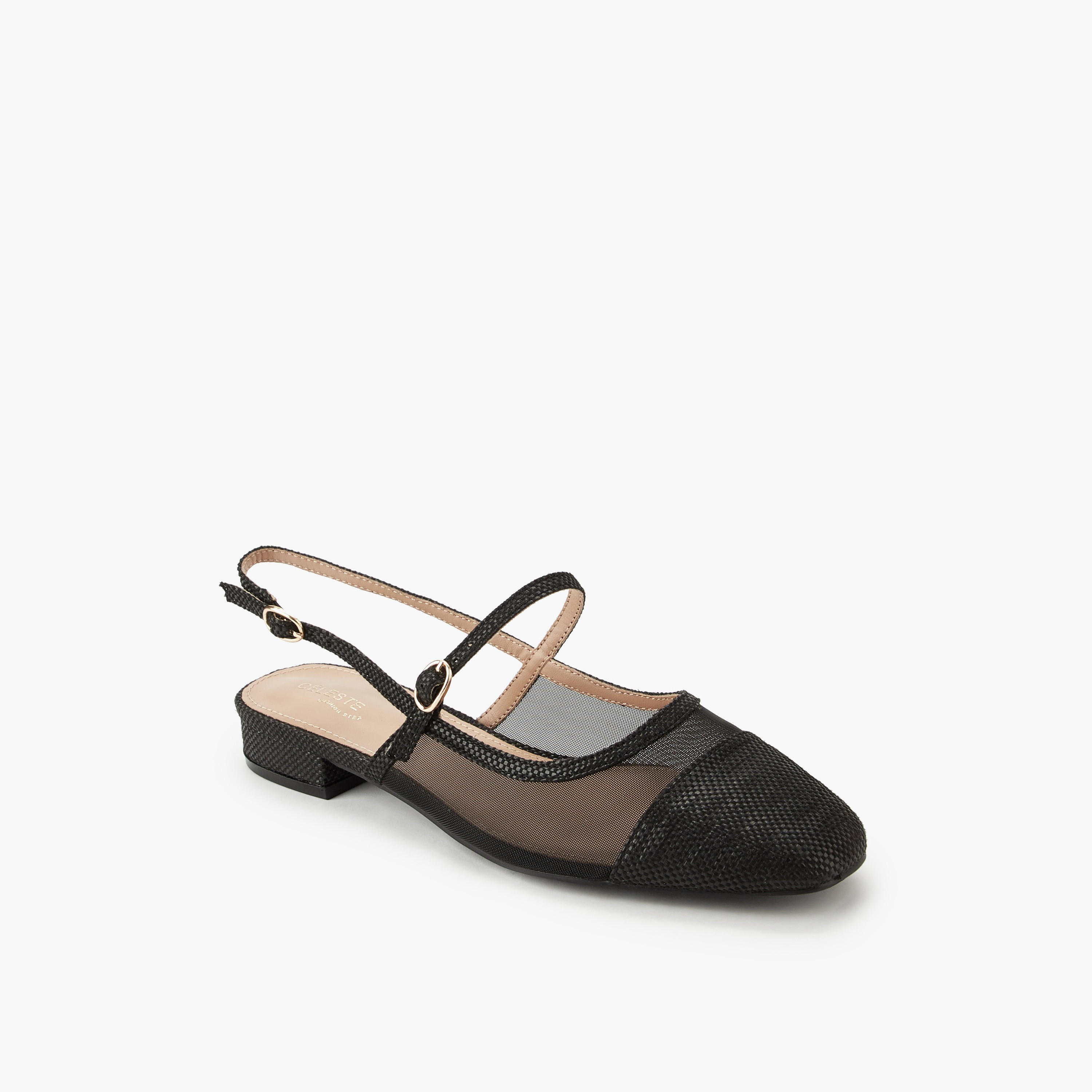 Celeste Women Textured Buckle Closure Sandals-women-shoes-flats-sandals-image-2