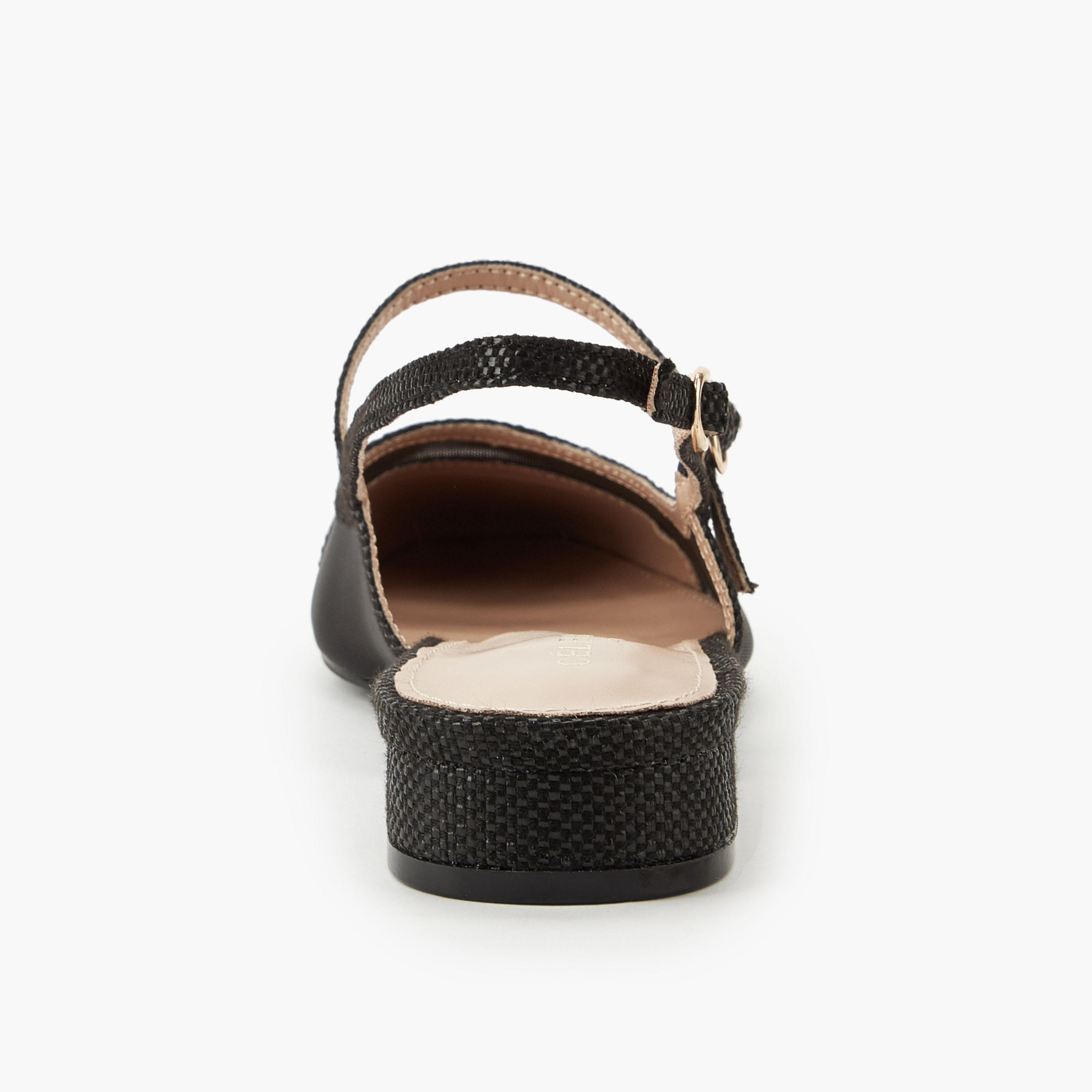 Celeste Women Textured Buckle Closure Sandals-women-shoes-flats-sandals-image-5