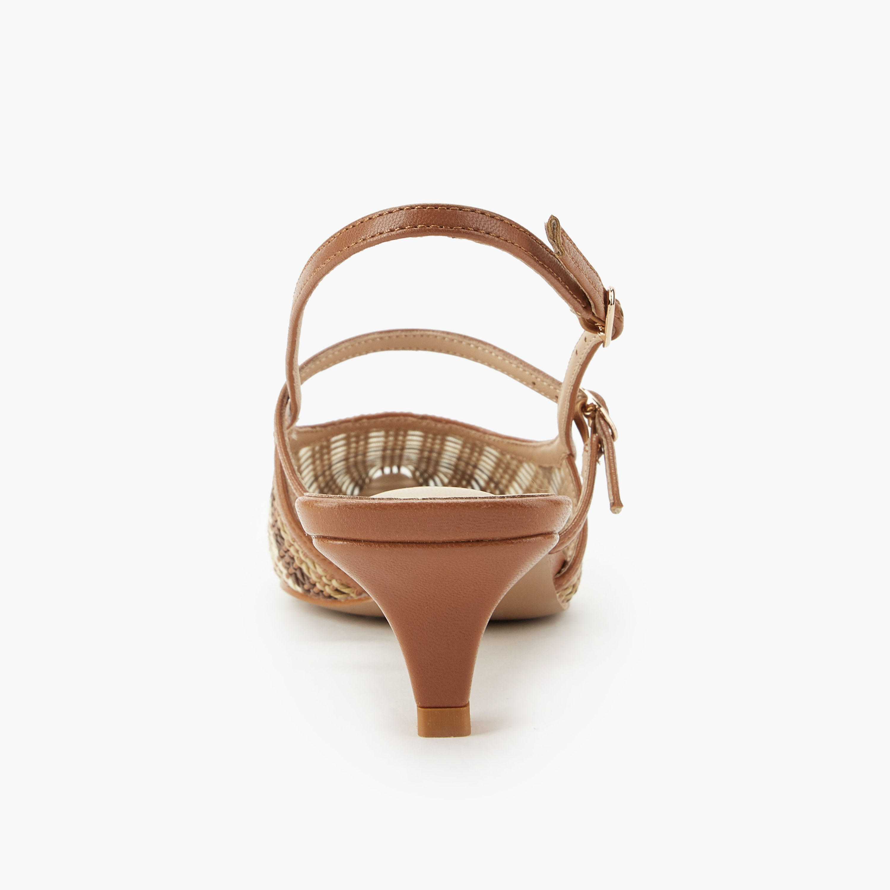 Celeste Women Textured Kitten Heel Sandals-women-shoes-sandals-heeled-image-5