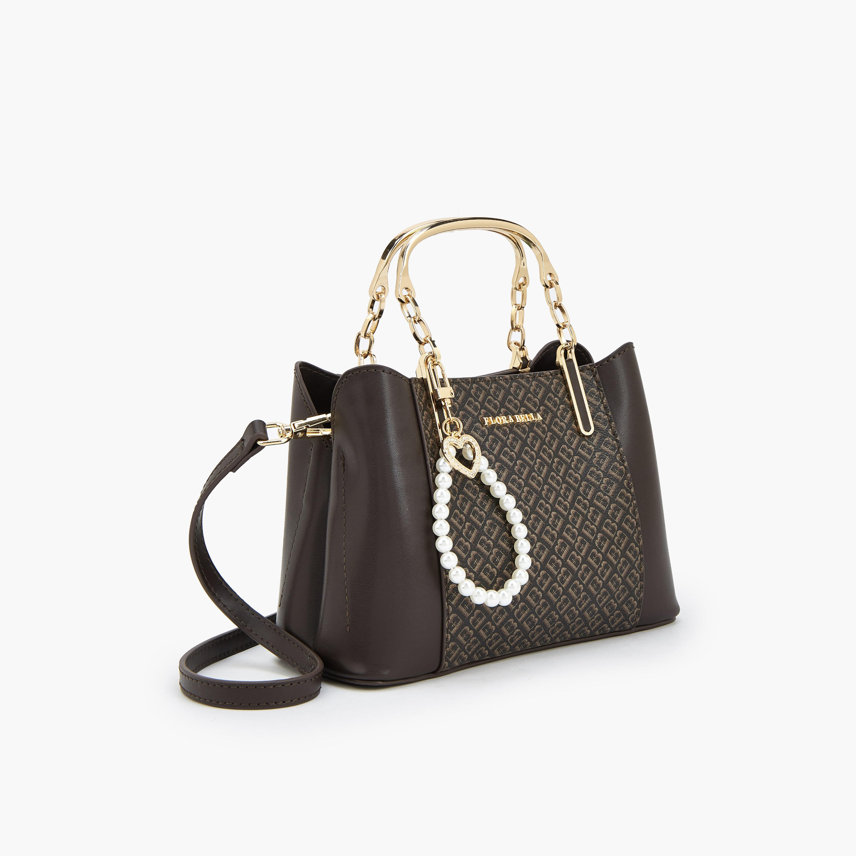 Flora Bella Monogram Print Tote Bag with Pearl Charm-women-bagsandwallets-handbags-image-3