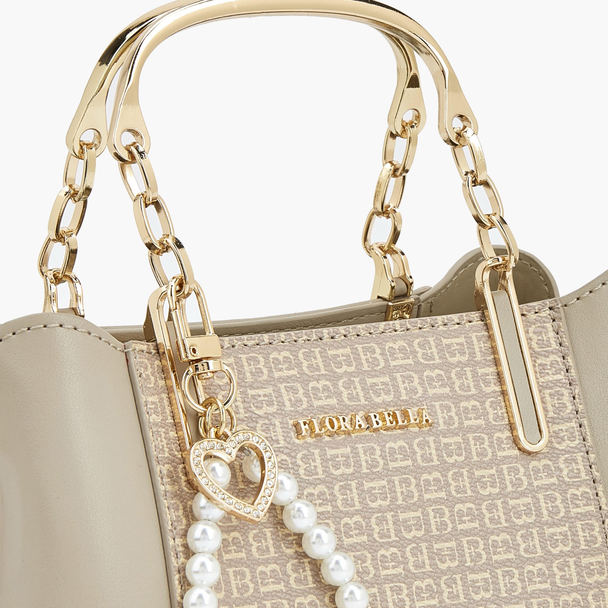 شنطة توتي بطبعات مونوجرام ودلاية لؤلؤ من فلورا بيلا-women-bagsandwallets-handbags-image-3