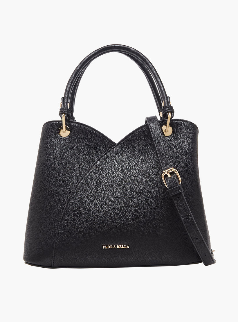 Flora Bella Textured Tote Bag with Detachable Strap-women-bagsandwallets-handbags-image-1