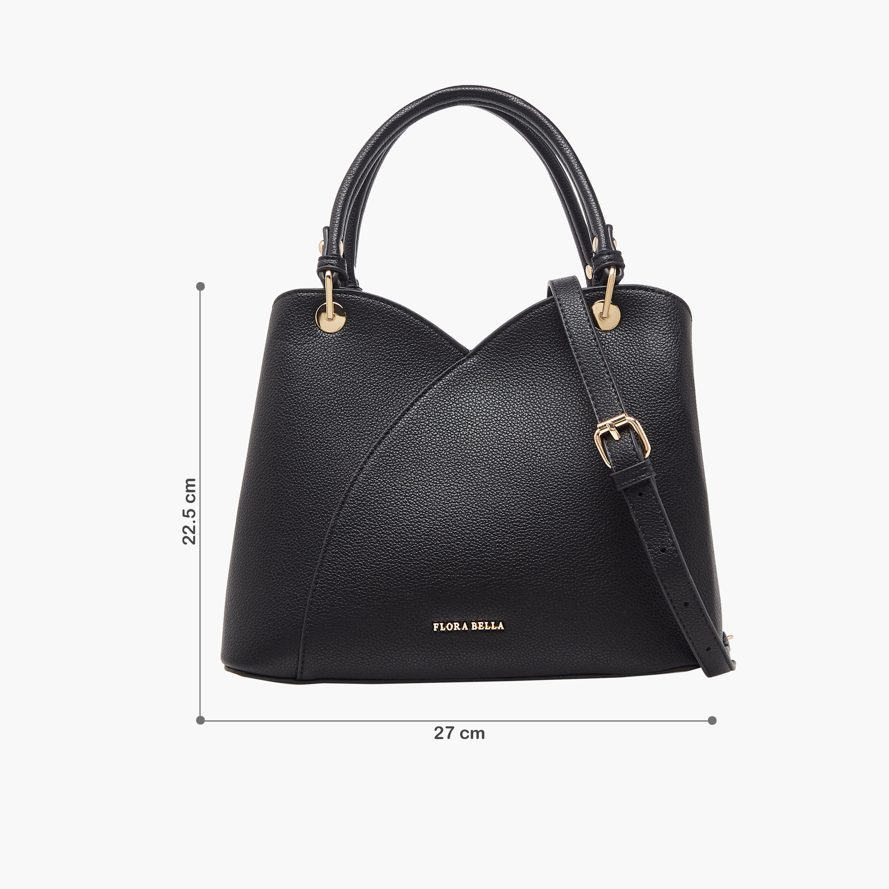 شنطة توتي بارزة الملمس بحزام قابل للفصل من فلورا بيلا-women-bagsandwallets-handbags-image-2