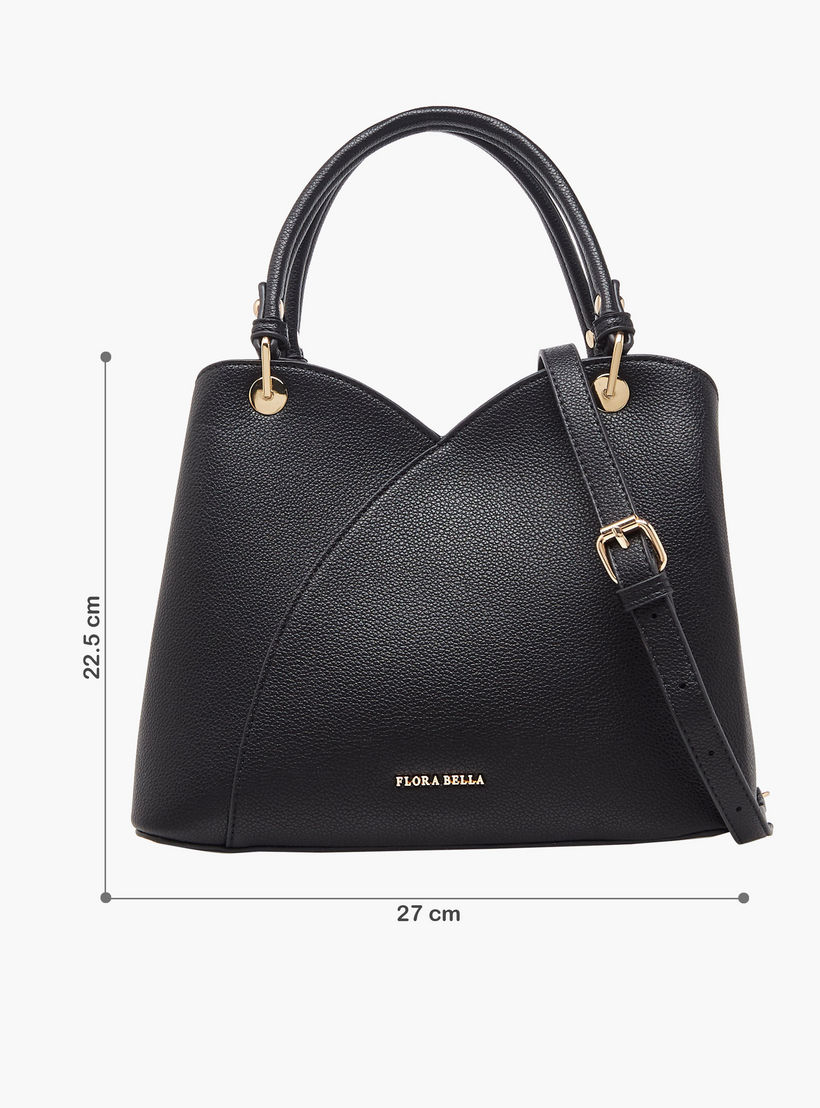 Flora Bella Textured Tote Bag with Detachable Strap-women-bagsandwallets-handbags-image-2
