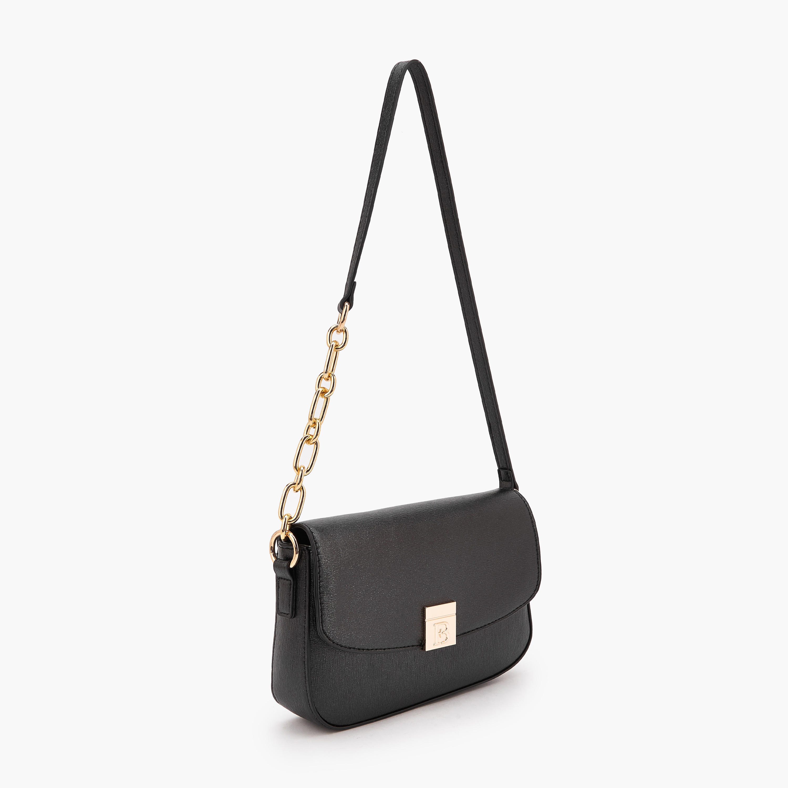 شنطة كتف بارزة الملمس بزر إغلاق من فلورا بيلا-women-bagsandwallets-handbags-image-2