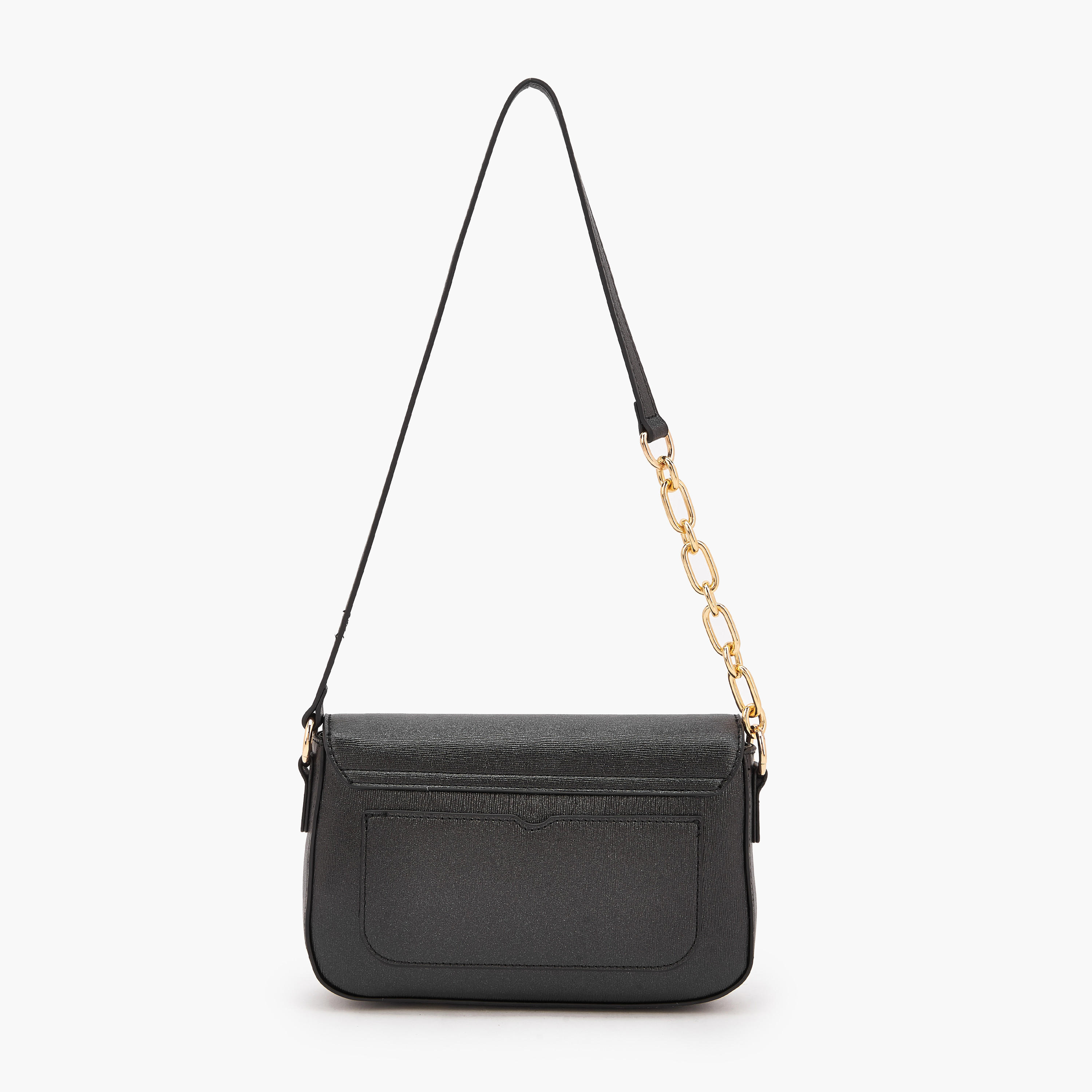 شنطة كتف بارزة الملمس بزر إغلاق من فلورا بيلا-women-bagsandwallets-handbags-image-4