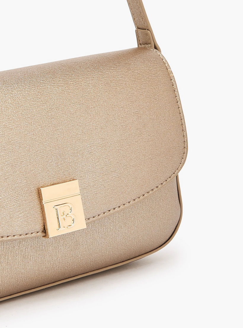 Flora Bella Textured Shoulder Bag with Button Closure-women-bagsandwallets-handbags-image-3