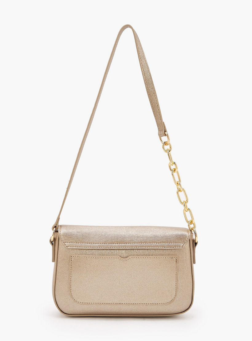 Flora Bella Textured Shoulder Bag with Button Closure-women-bagsandwallets-handbags-image-4