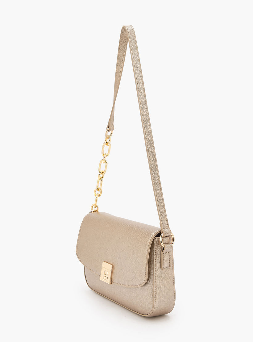 Flora Bella Textured Shoulder Bag with Button Closure-women-bagsandwallets-handbags-image-5