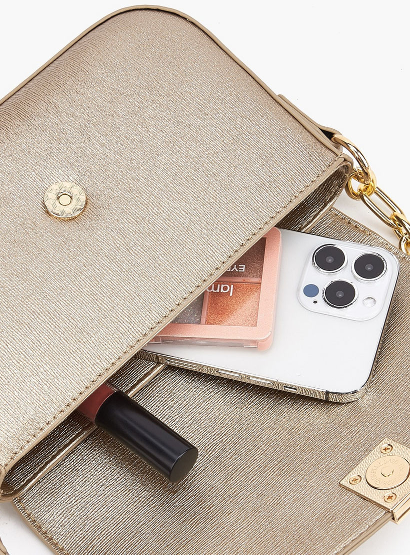 Flora Bella Textured Shoulder Bag with Button Closure-women-bagsandwallets-handbags-image-7