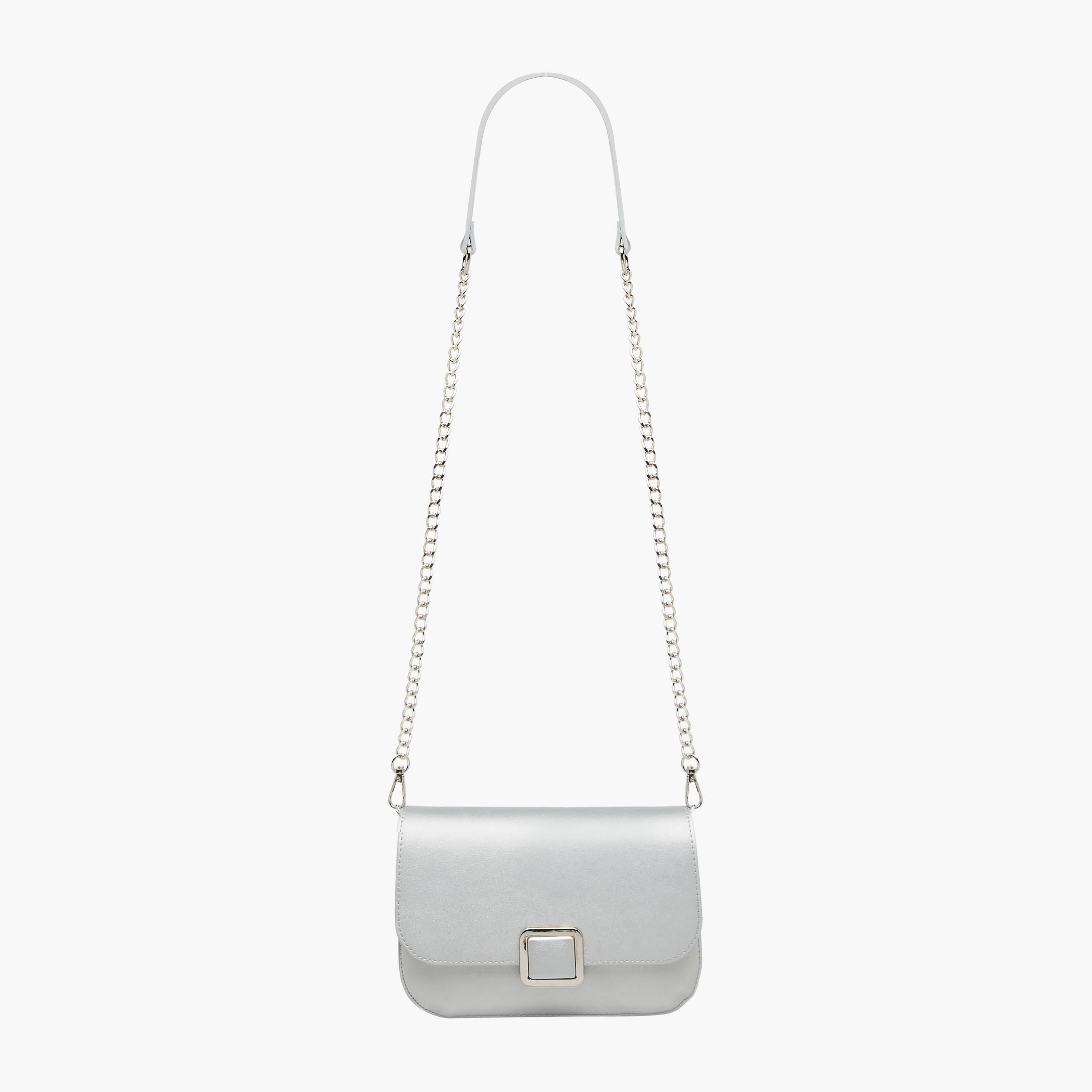 شنطة كروس بودي بارزة الملمس بحزام سلسلة قابل للفصل من فلورا بيلا-women-bagsandwallets-handbags-image-4