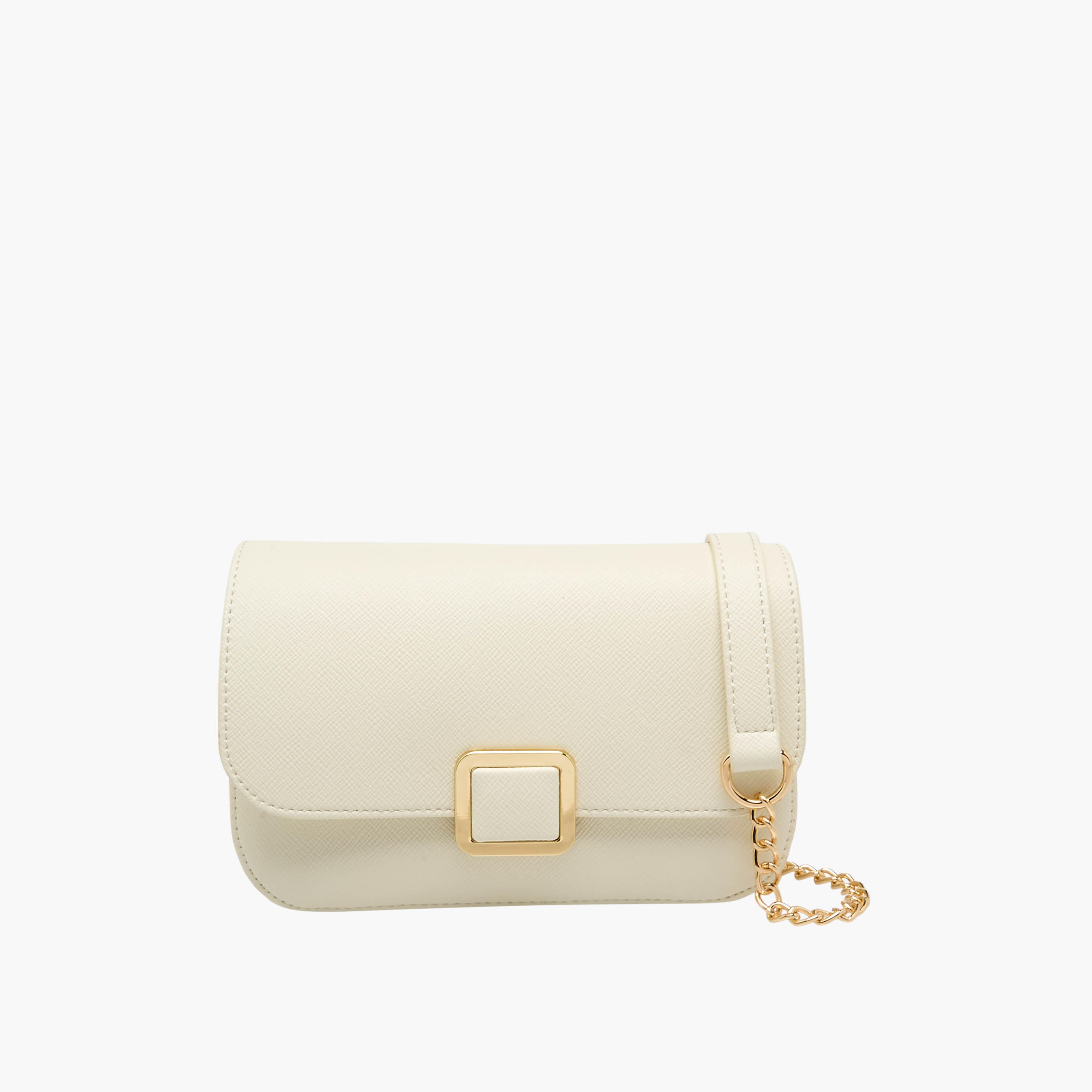 Flora Bella Textured Crossbody Bag with Detachable Chain Strap-women-bagsandwallets-handbags-image-1
