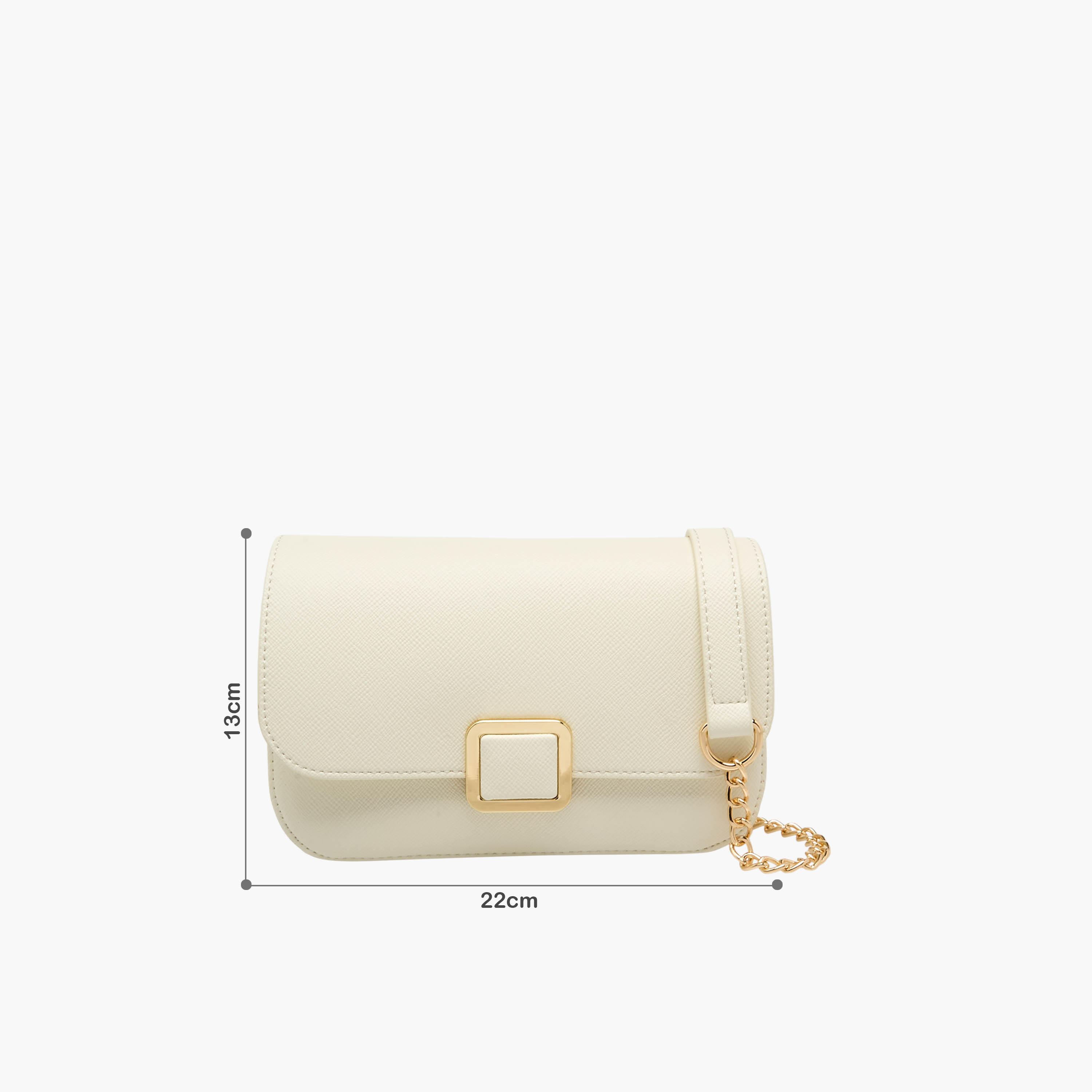 Flora Bella Textured Crossbody Bag with Detachable Chain Strap-women-bagsandwallets-handbags-image-2