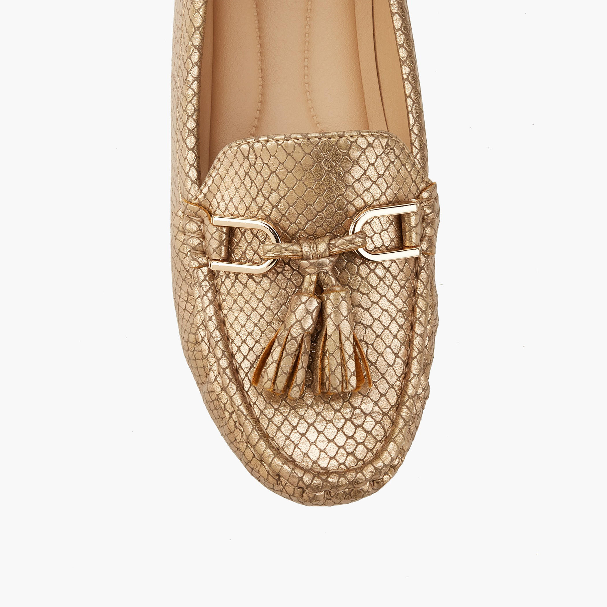 Flora Bella Textured Slip-On Loafers with Tassel  Accent-women-shoes-loafersandmoccasins-image-4